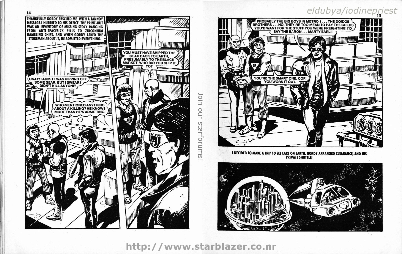 Read online Starblazer comic -  Issue #173 - 9
