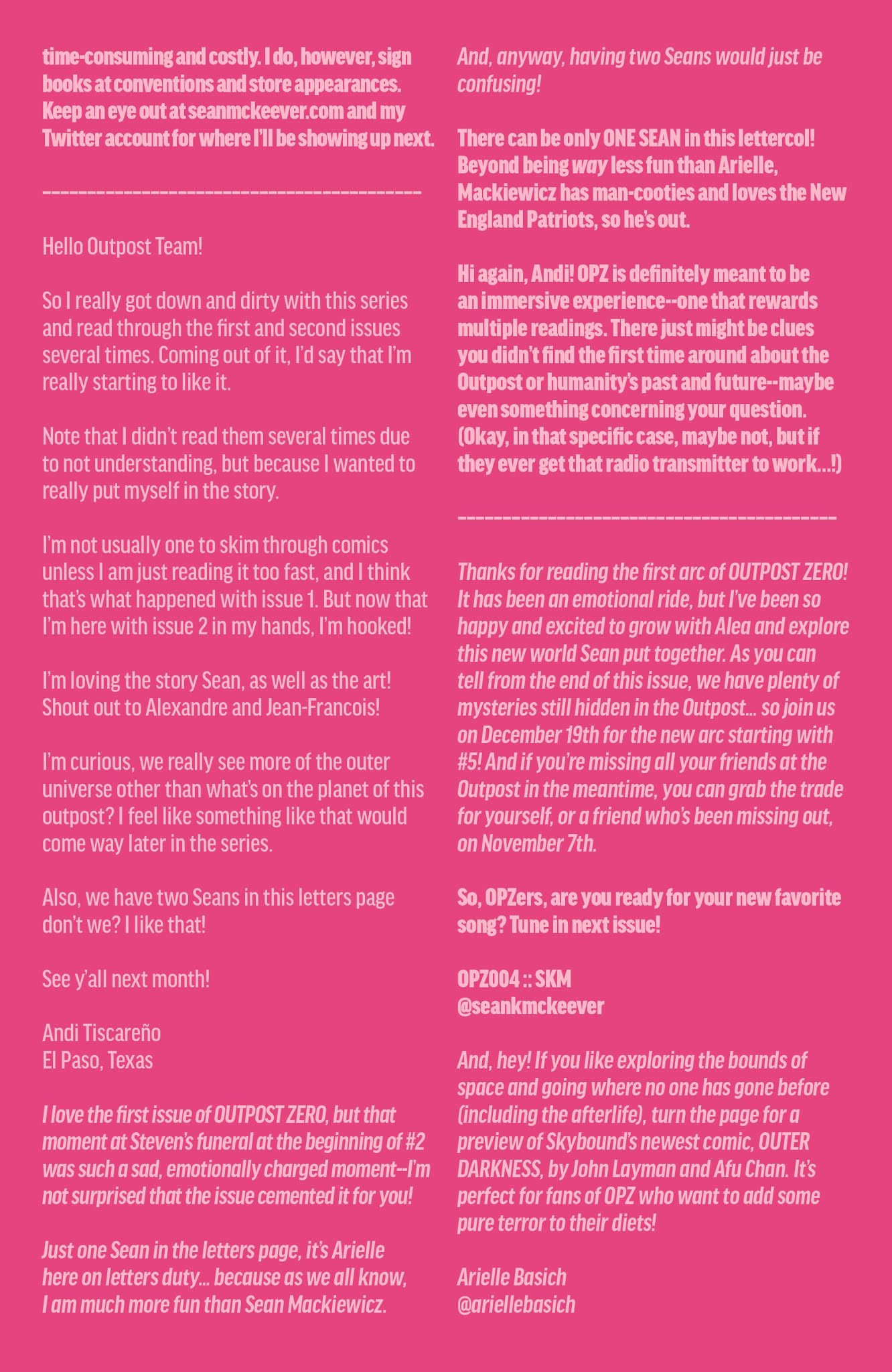 Read online Outpost Zero comic -  Issue #4 - 24