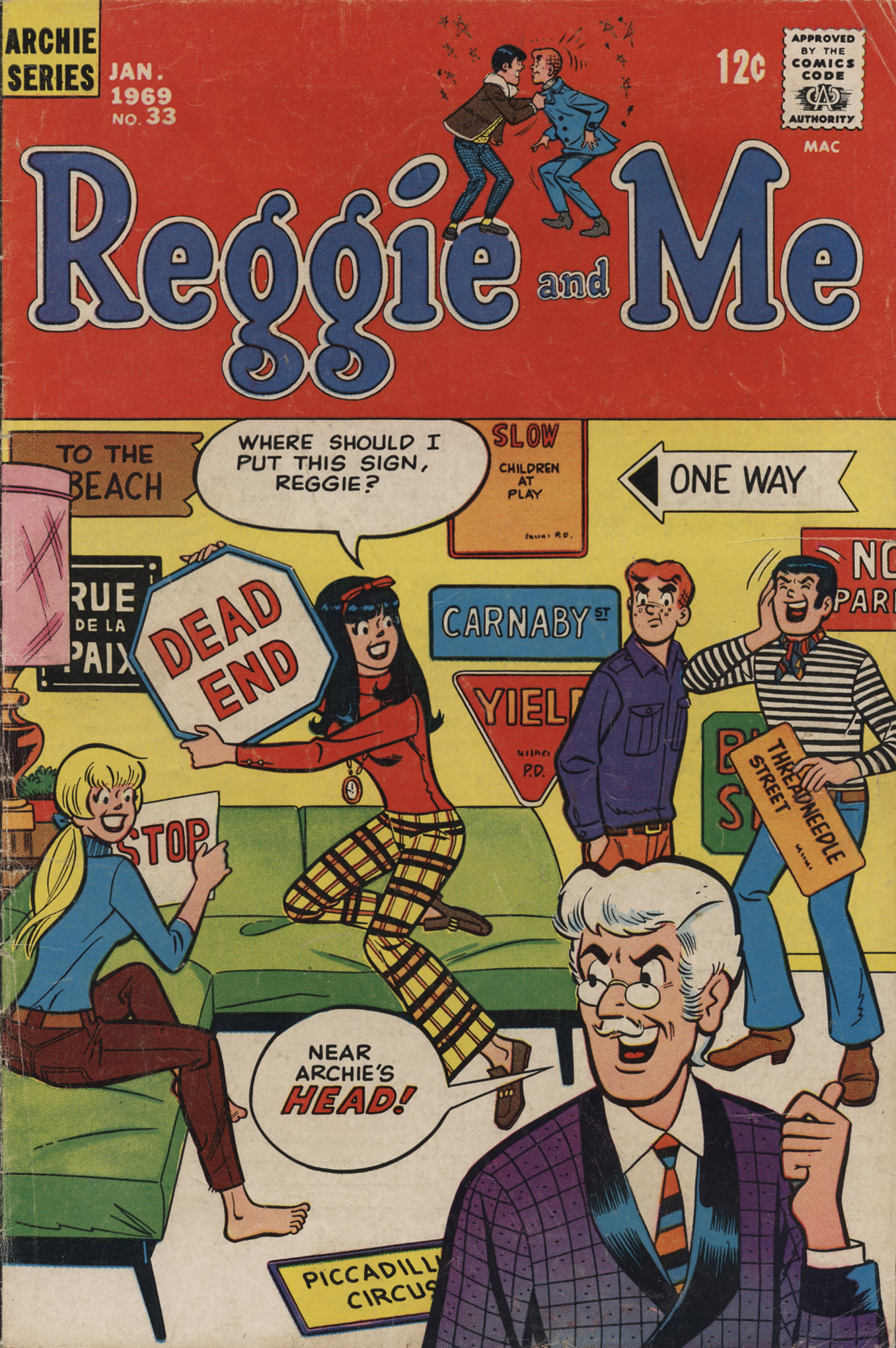 Read online Reggie and Me (1966) comic -  Issue #33 - 1