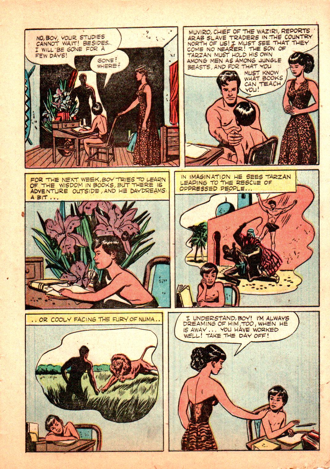 Read online Tarzan (1948) comic -  Issue #3 - 9