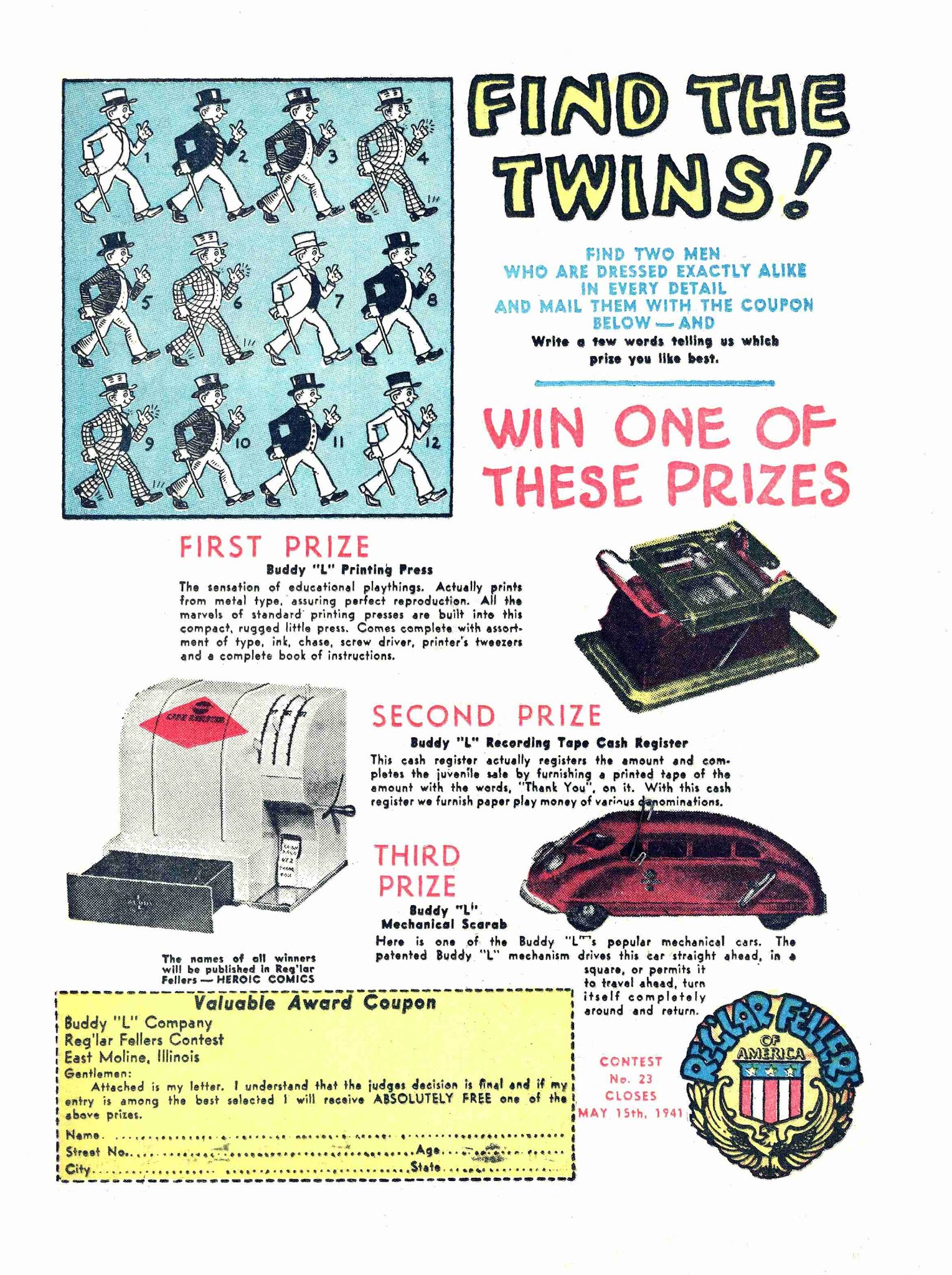 Read online Reg'lar Fellers Heroic Comics comic -  Issue #6 - 33