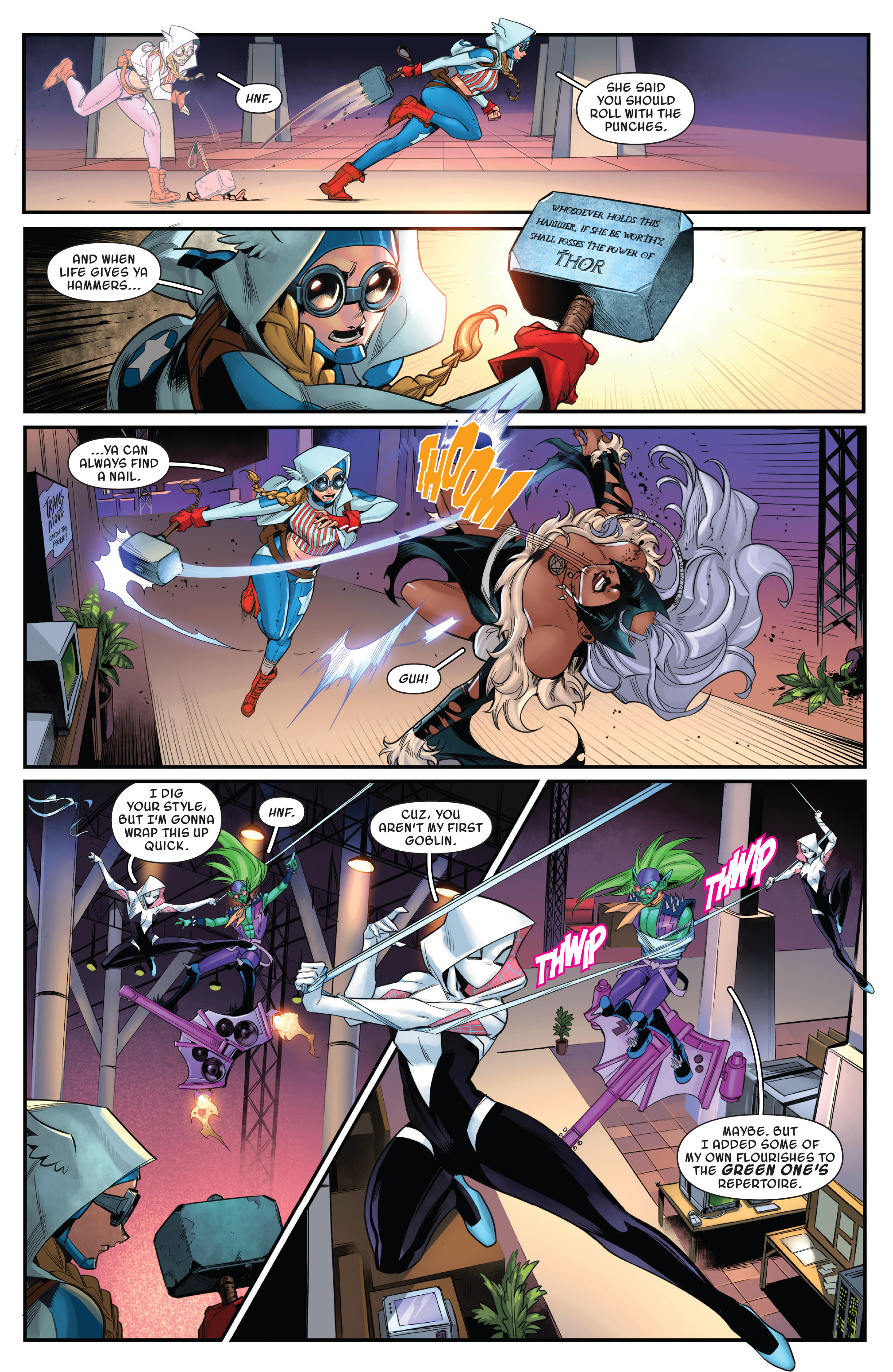 Read online Spider-Gwen: Gwenverse comic -  Issue #3 - 14