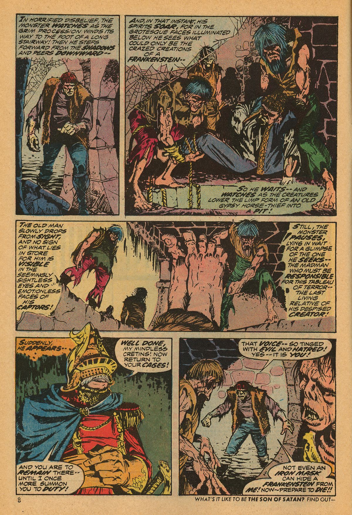 Read online Frankenstein (1973) comic -  Issue #6 - 9