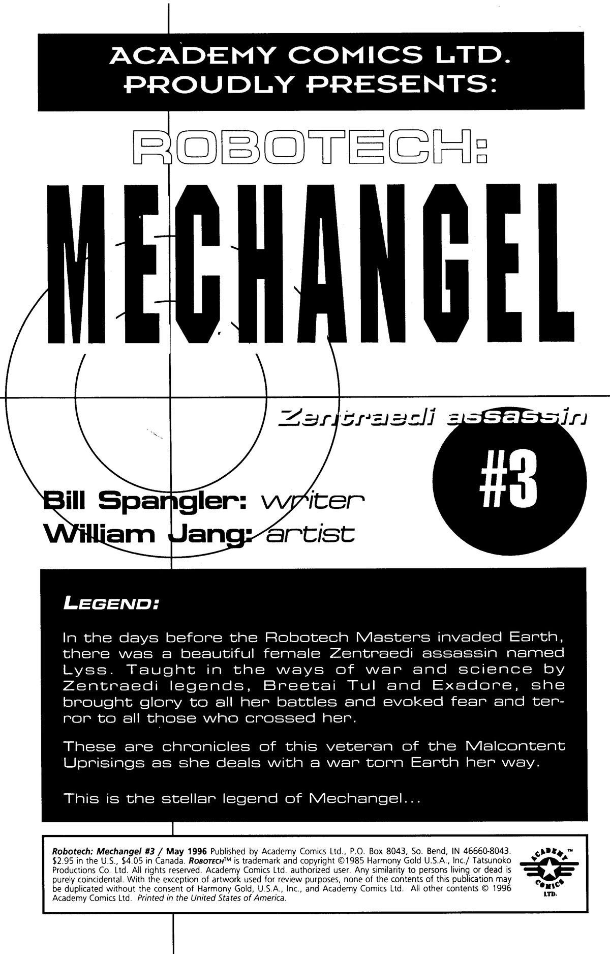 Read online Robotech MechAngel comic -  Issue #3 - 2