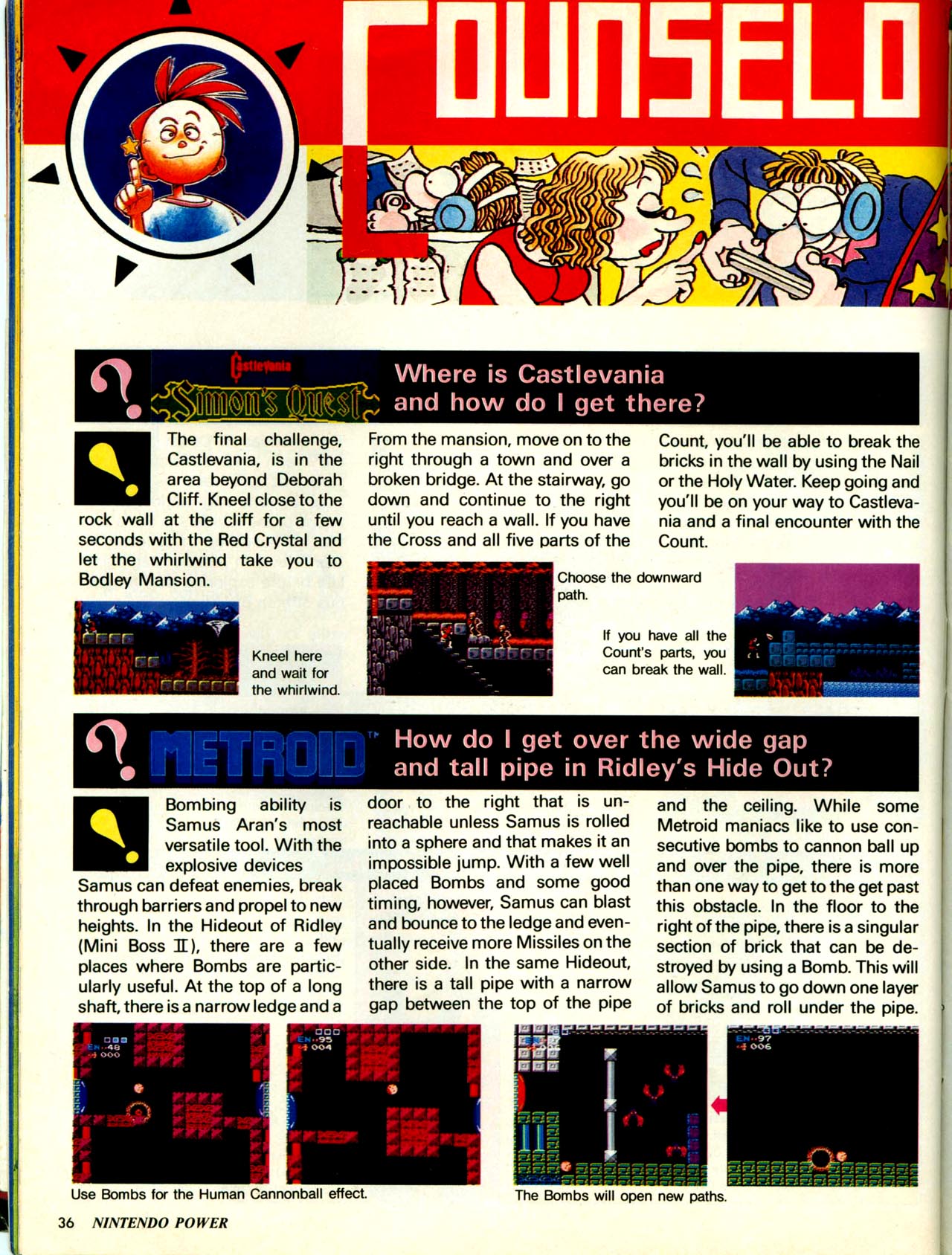 Read online Nintendo Power comic -  Issue #8 - 37