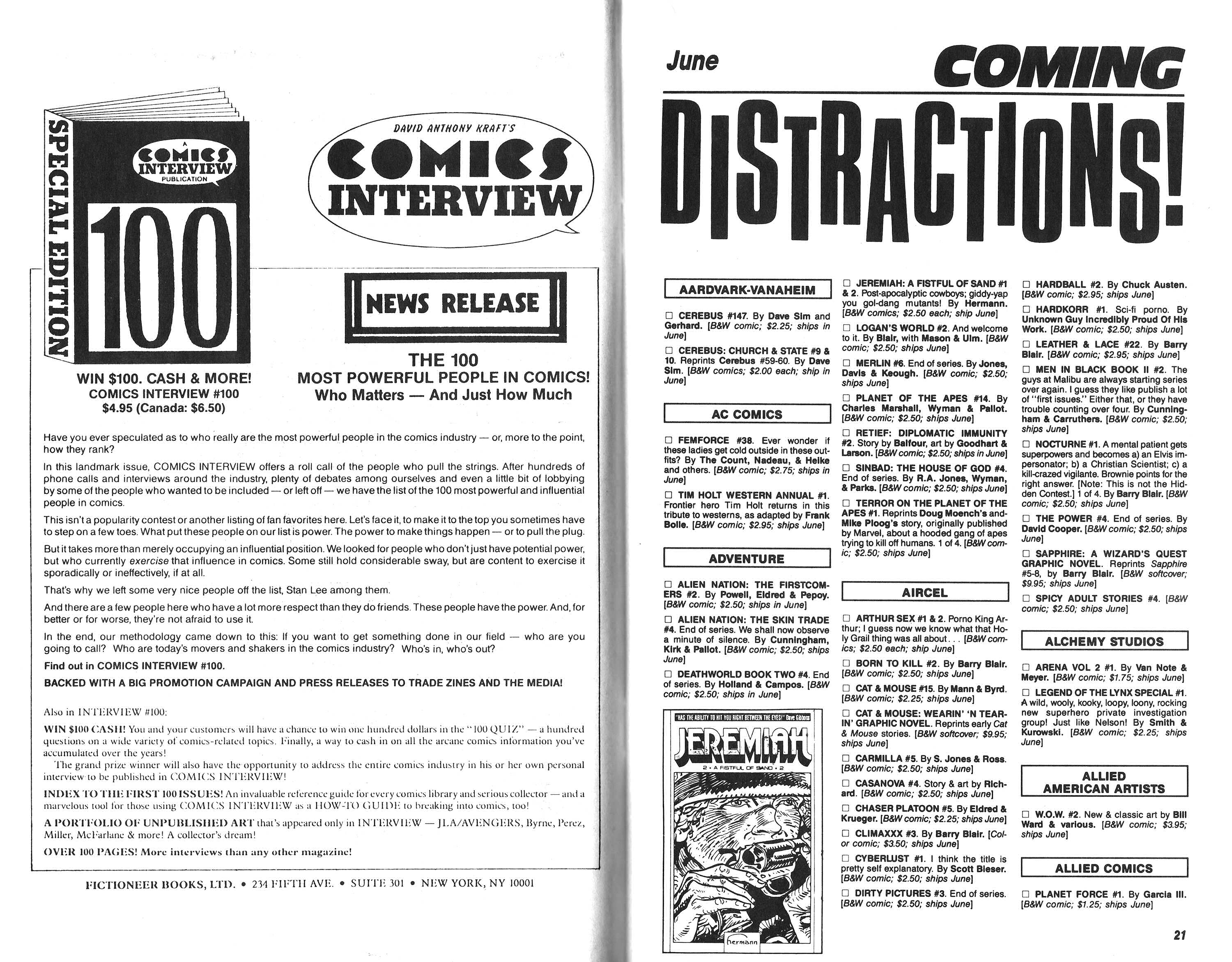 Read online Amazing Heroes comic -  Issue #191 - 11