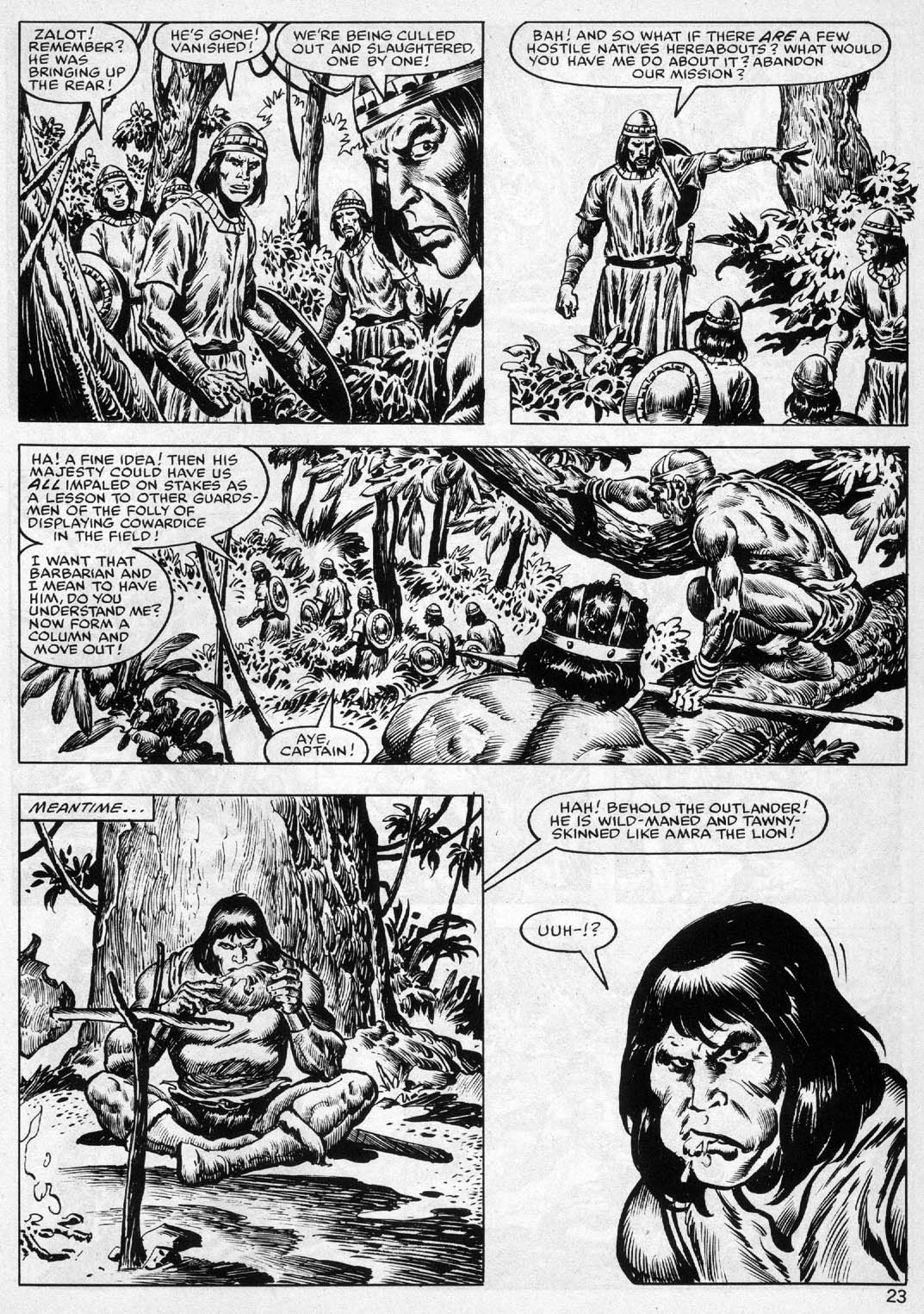 Read online The Savage Sword Of Conan comic -  Issue #100 - 19