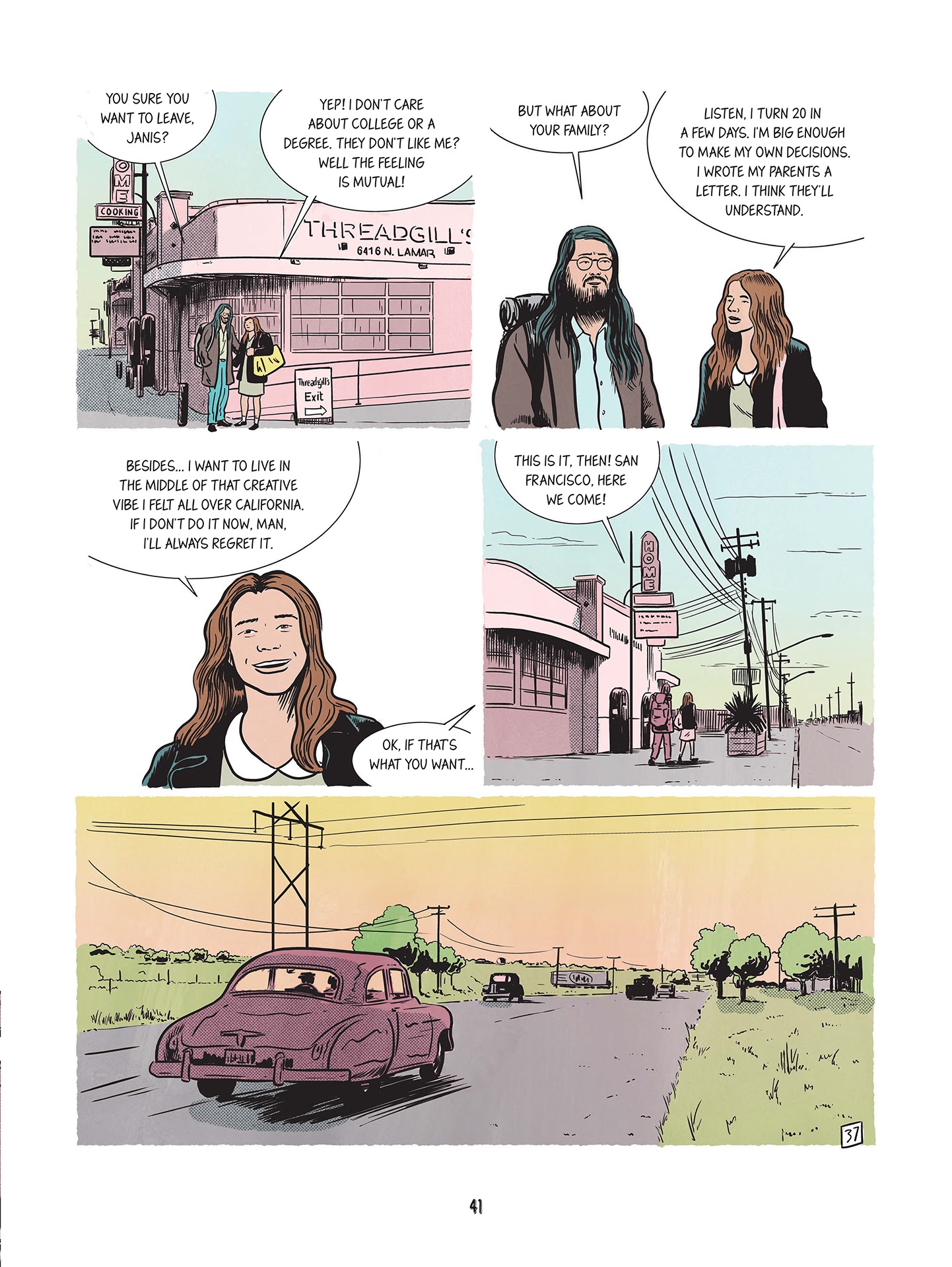Read online Love Me Please!: The Story of Janis Joplin comic -  Issue # TPB (Part 1) - 42
