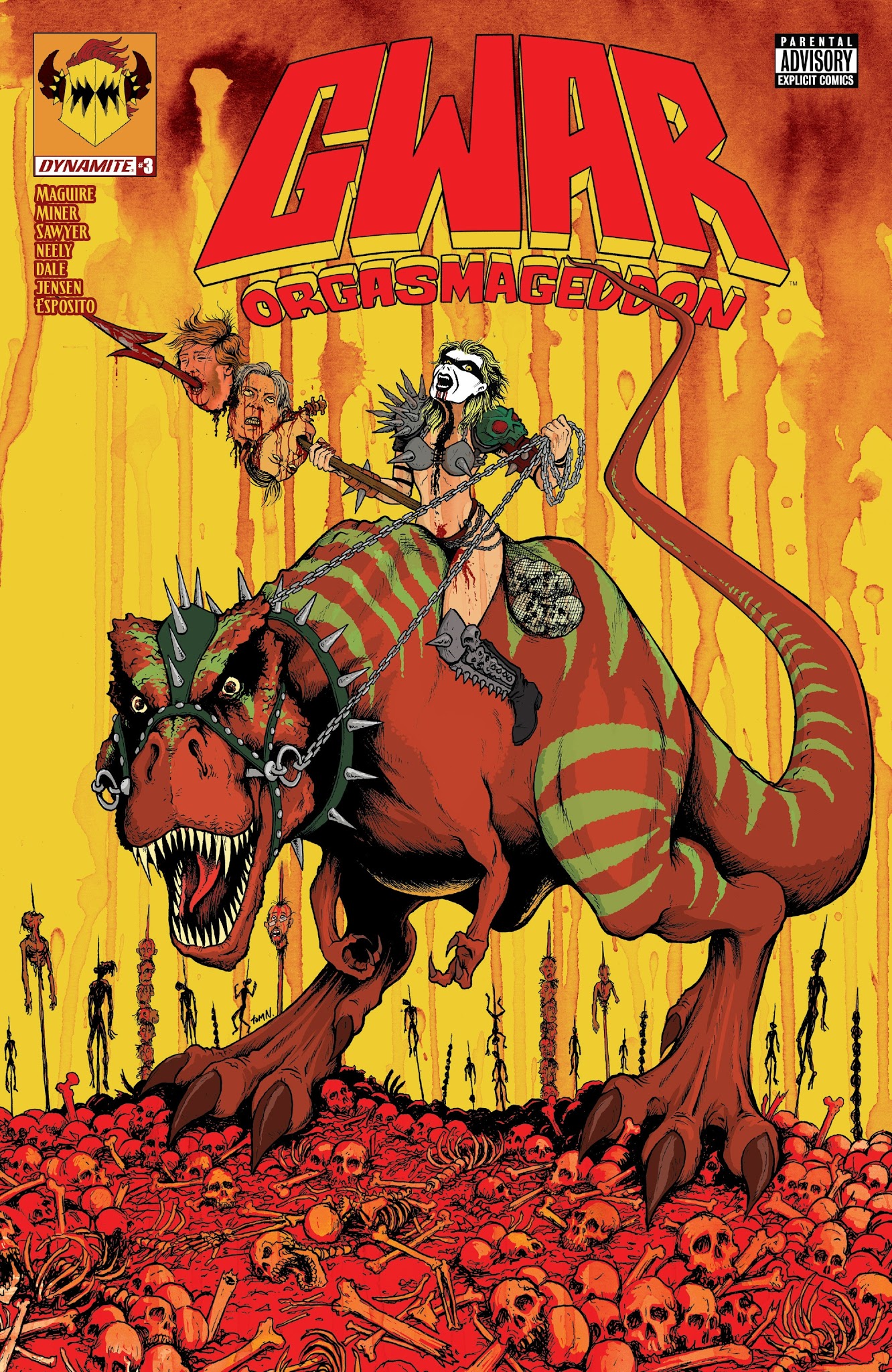 Read online Gwar: Orgasmageddon comic -  Issue #3 - 2