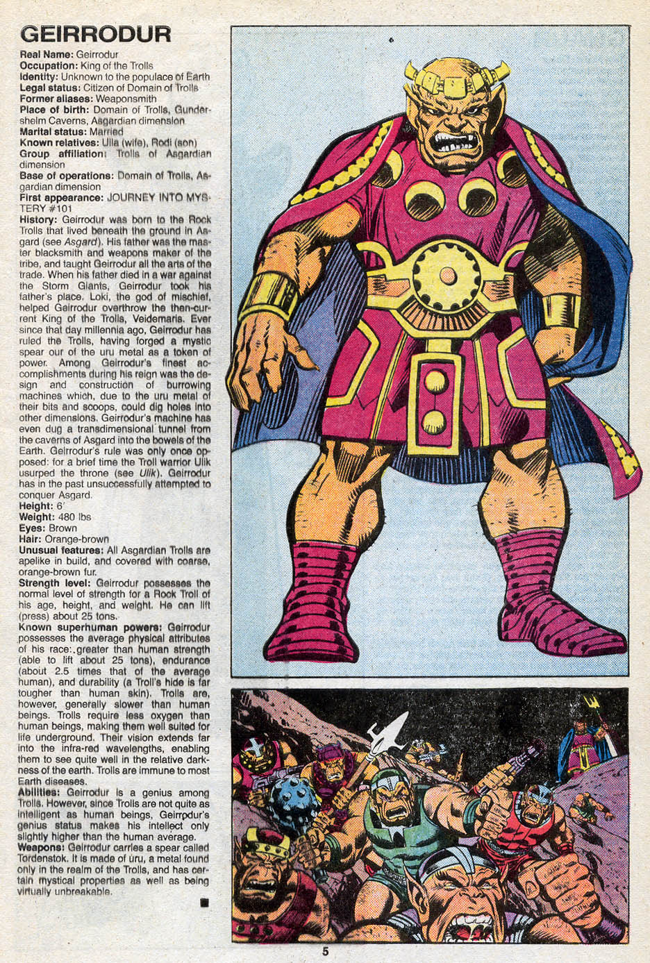 Read online The Official Handbook of the Marvel Universe Deluxe Edition comic -  Issue #5 - 7