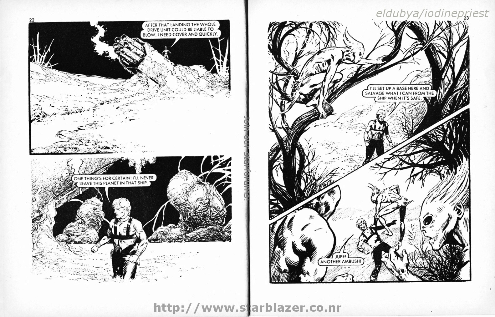 Read online Starblazer comic -  Issue #77 - 13