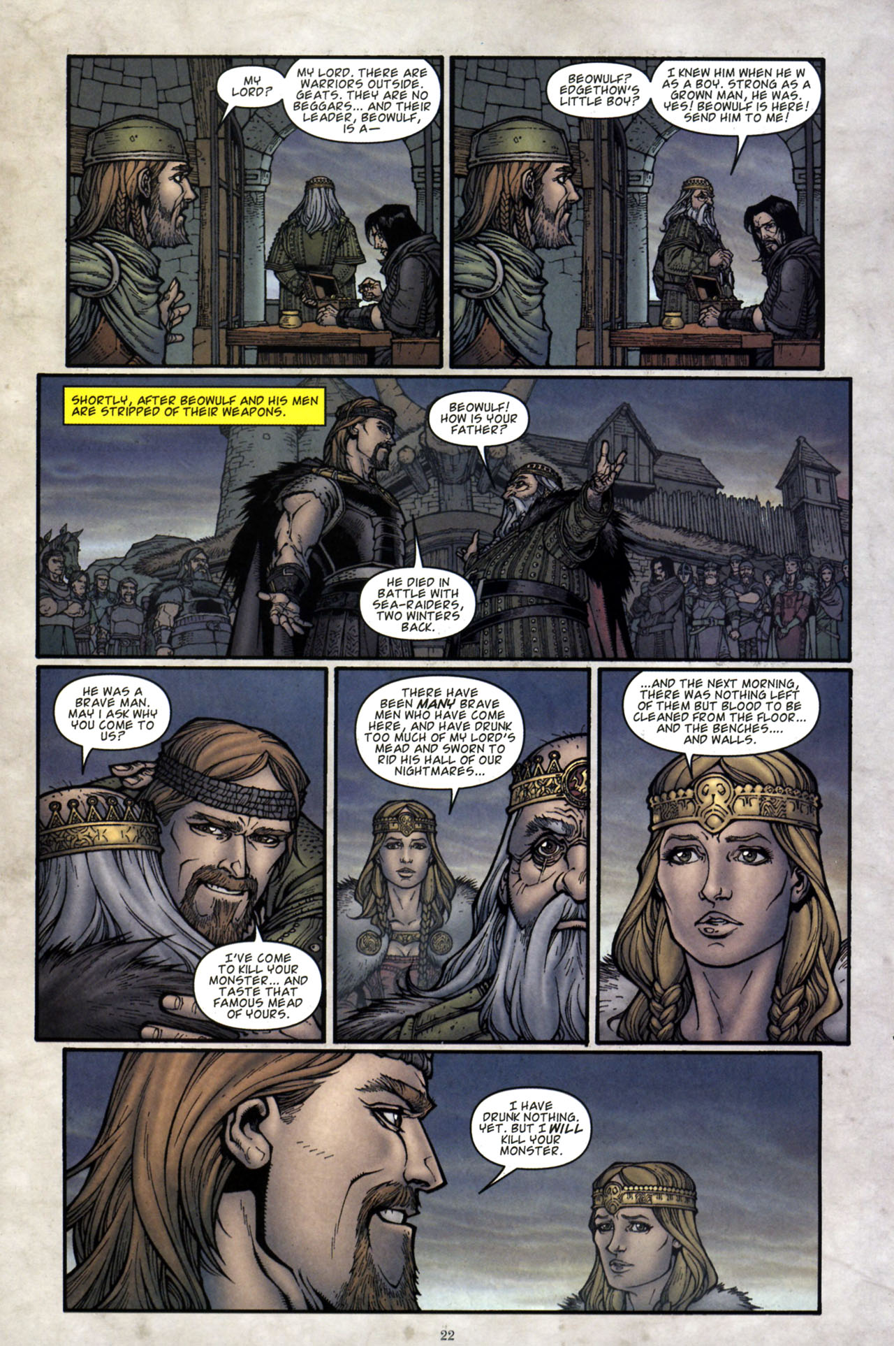 Read online Beowulf (2007) comic -  Issue #1 - 23
