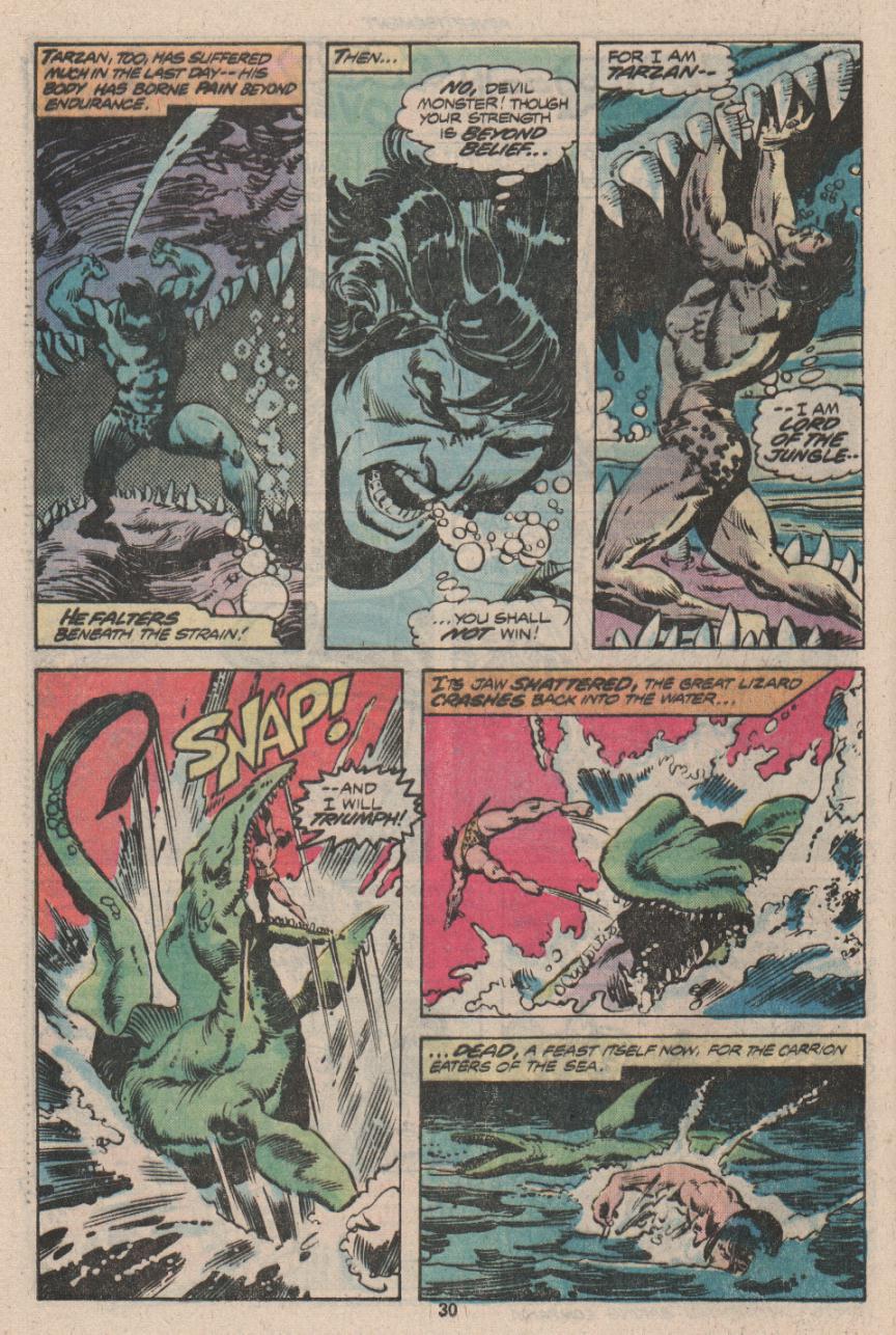 Read online Tarzan (1977) comic -  Issue #18 - 17