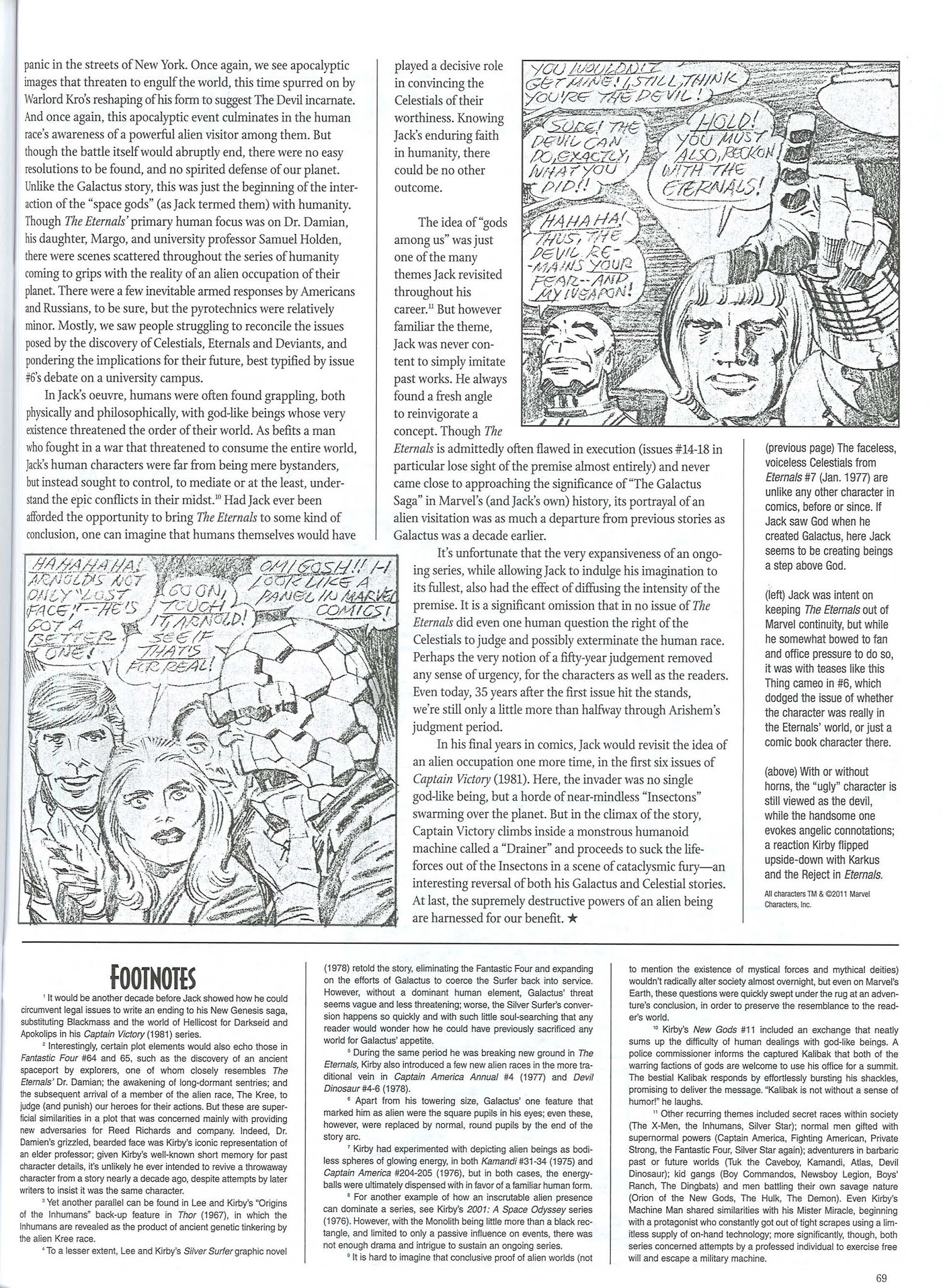 Read online The Jack Kirby Collector comic -  Issue #57 - 71