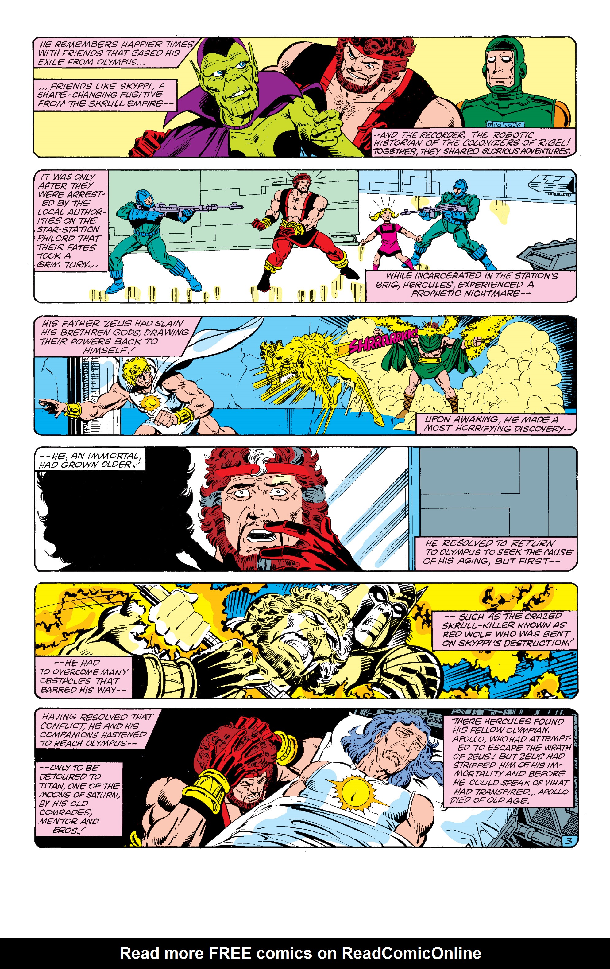 Read online Hercules (1984) comic -  Issue #4 - 4