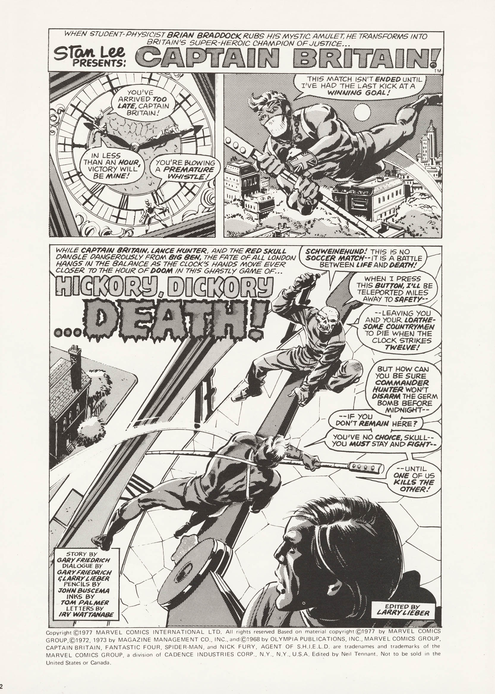 Read online Captain Britain (1976) comic -  Issue #26 - 2