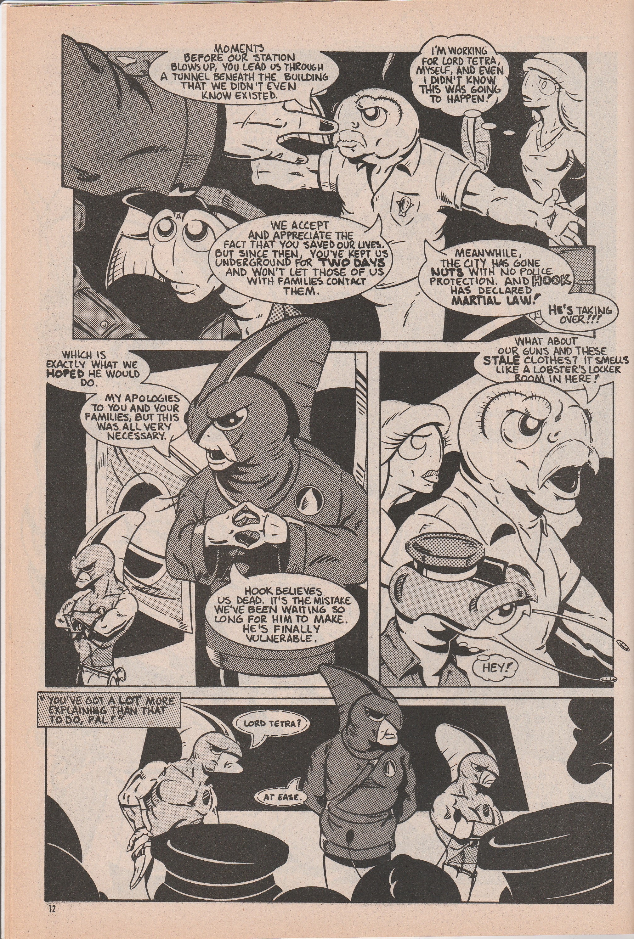Read online The Fish Police comic -  Issue #11 - 14