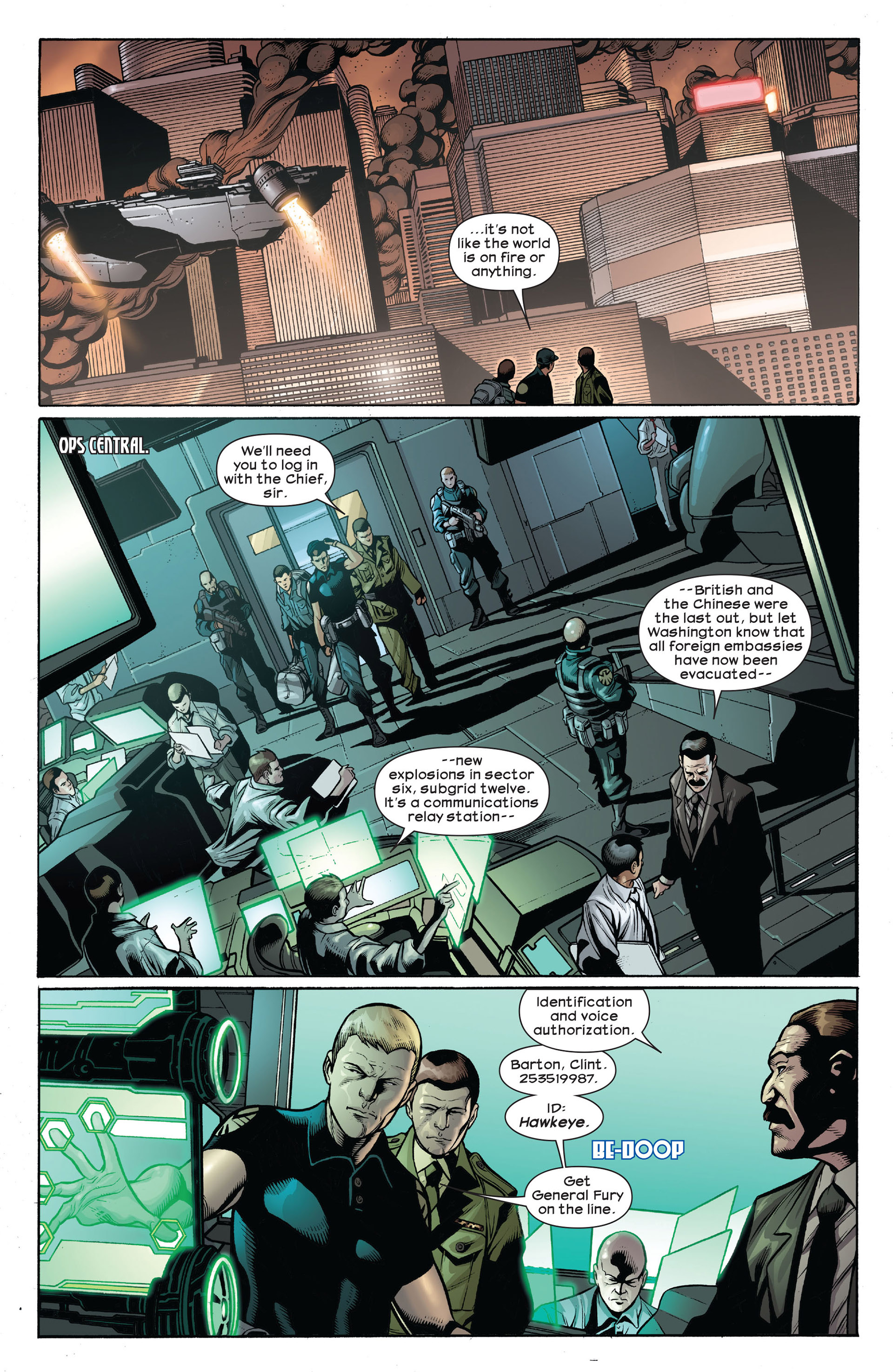 Read online Ultimate Comics Hawkeye comic -  Issue #1 - 3