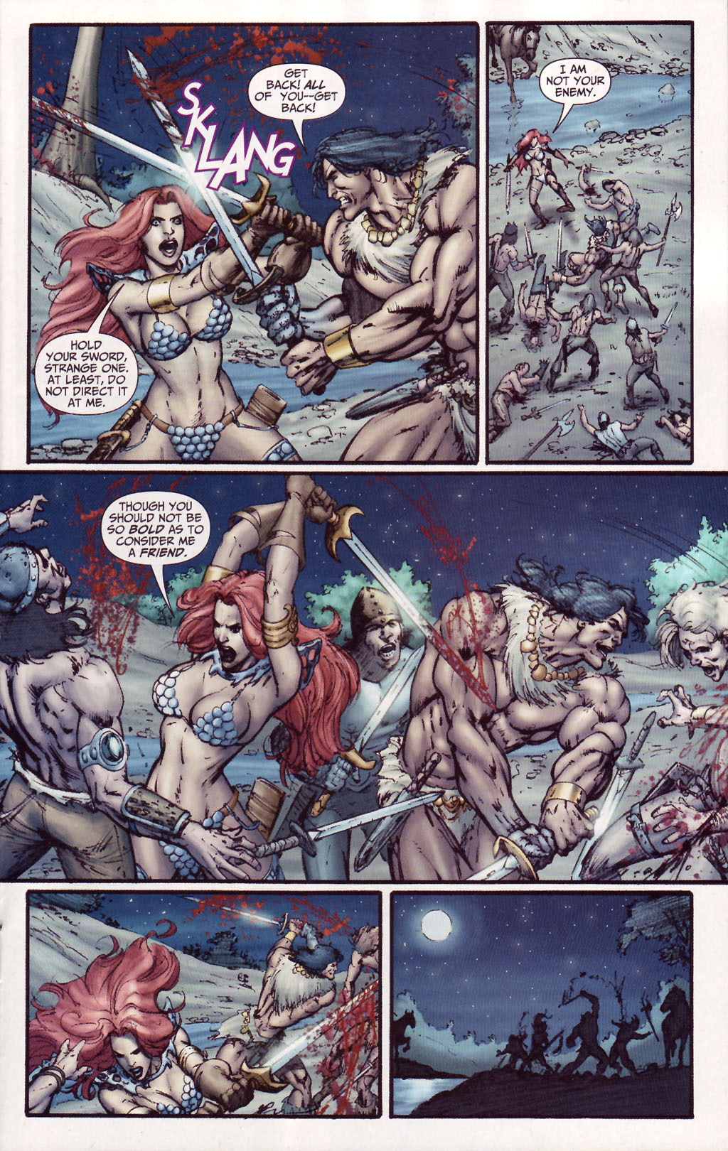 Read online Red Sonja / Claw The Unconquered: Devil's Hands comic -  Issue # TPB - 10