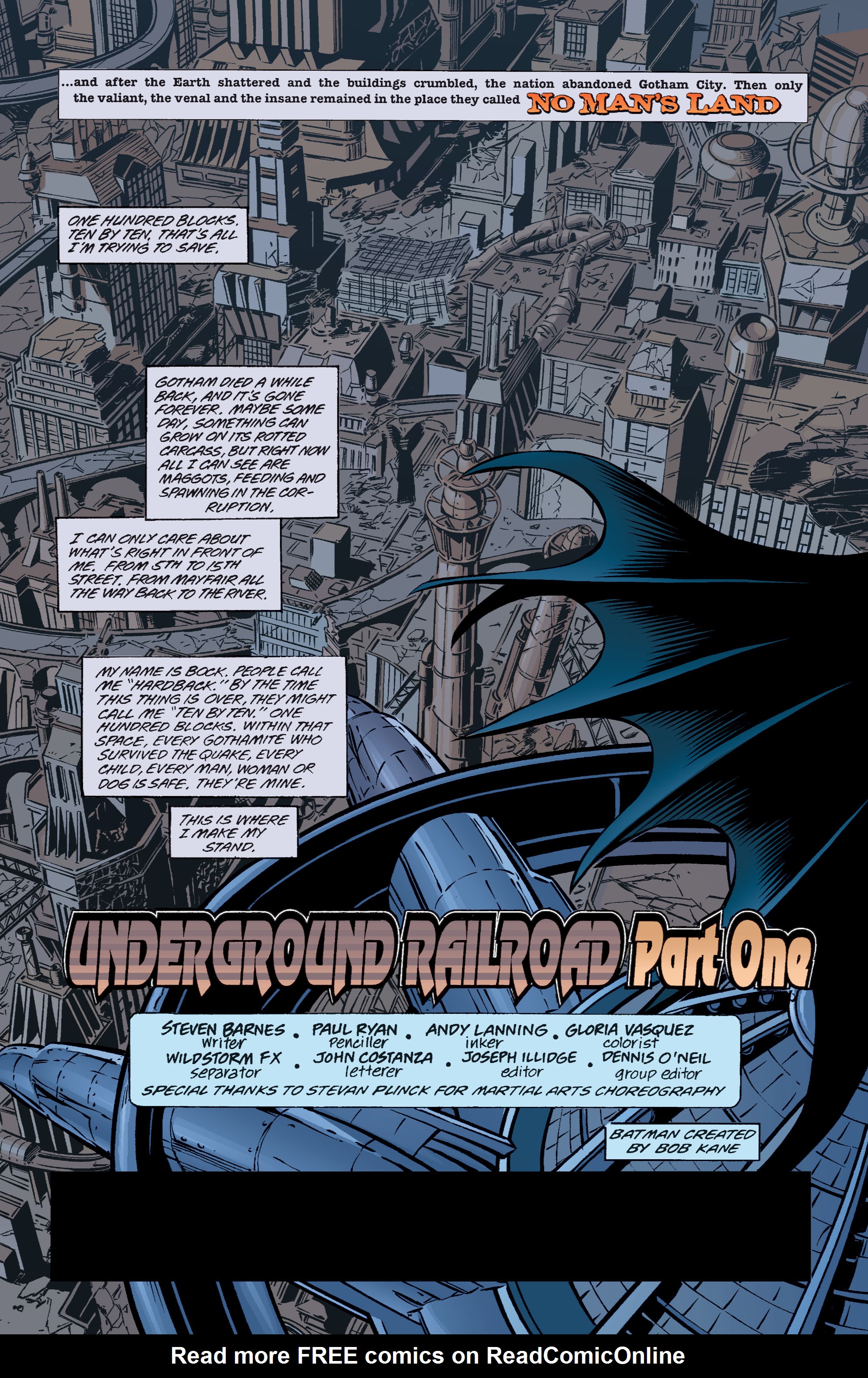 Batman: Legends of the Dark Knight 123 Page 1