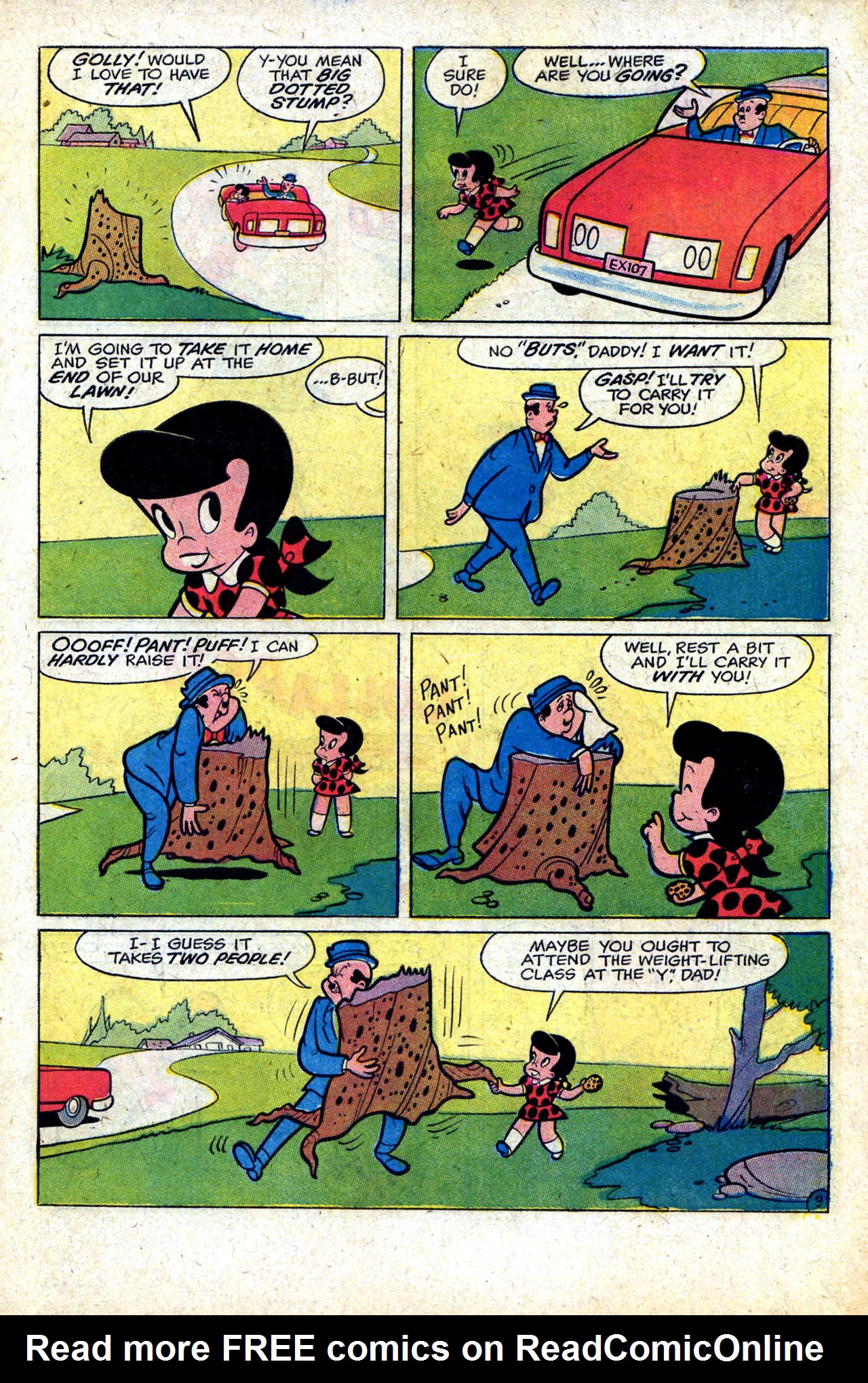 Read online Little Dot (1953) comic -  Issue #158 - 7