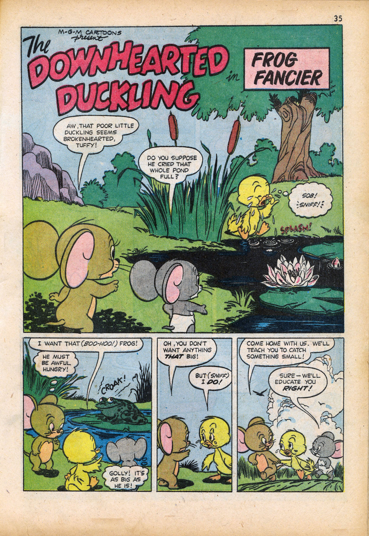 Read online Tom & Jerry's Back to School comic -  Issue # TPB - 37