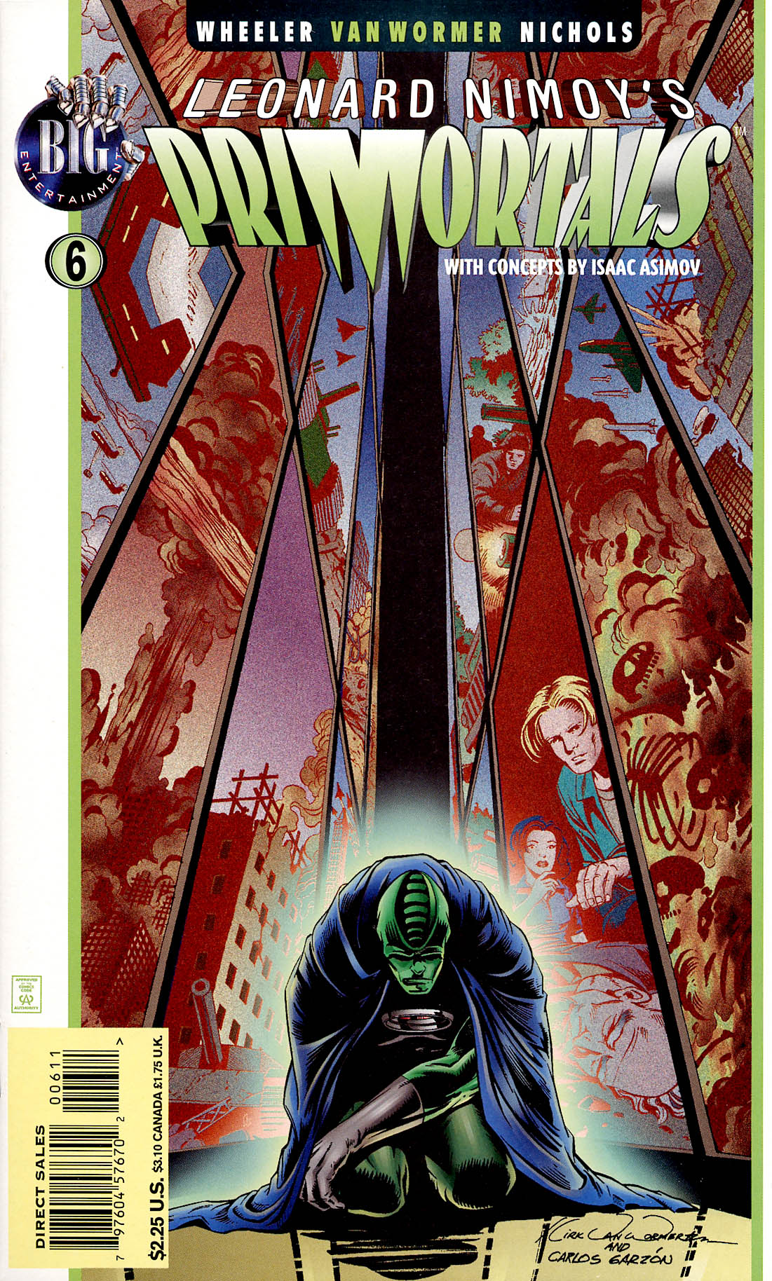 Read online Leonard Nimoy's Primortals (1996) comic -  Issue #6 - 1