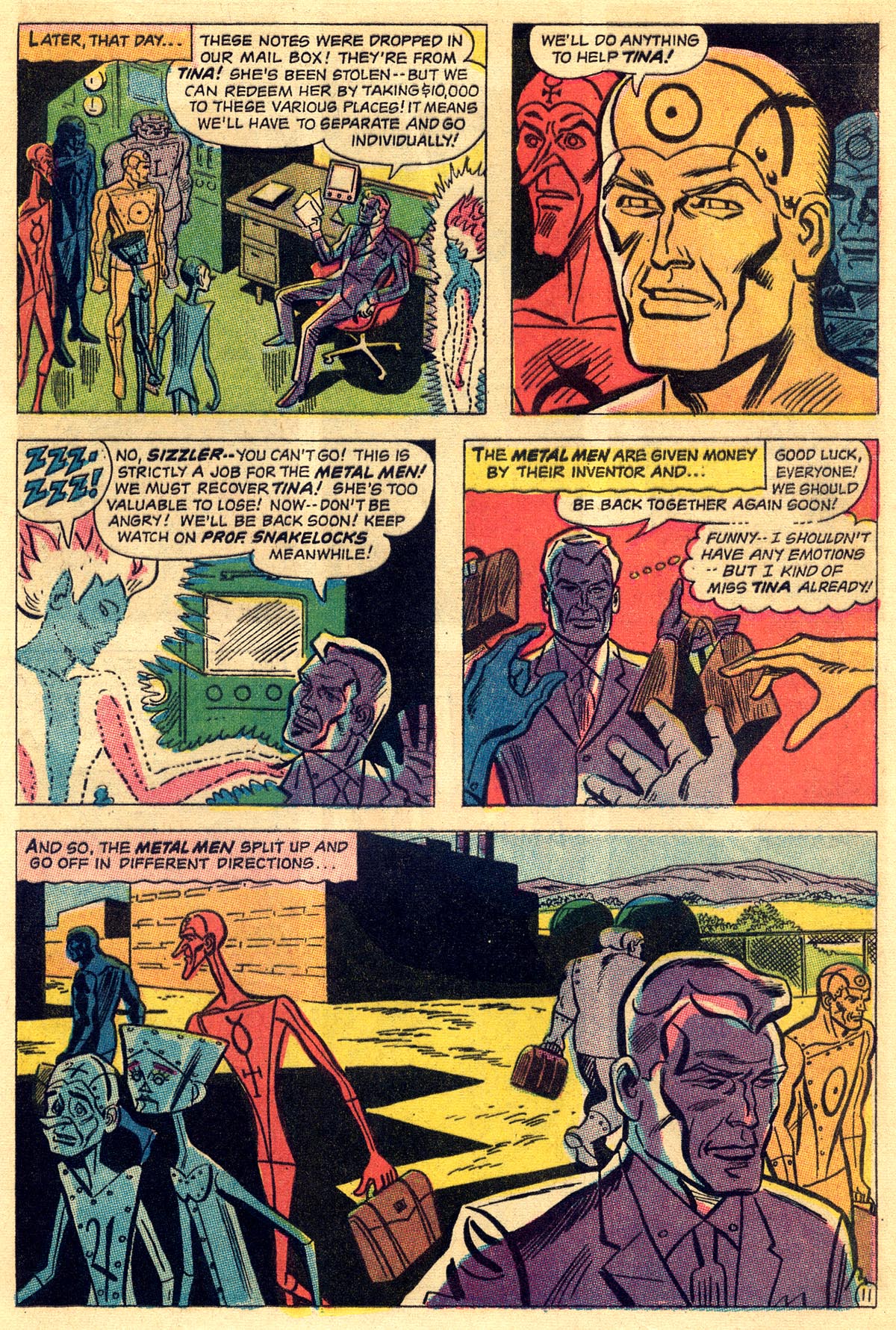 Read online Metal Men (1963) comic -  Issue #23 - 17