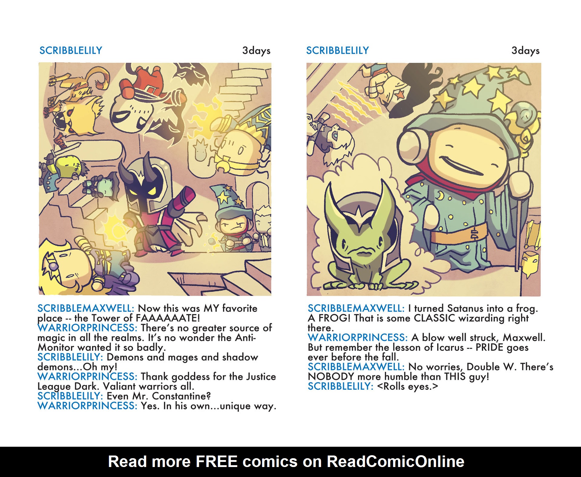 Read online Scribblenauts Unmasked: A Crisis of Imagination comic -  Issue #13 - 8