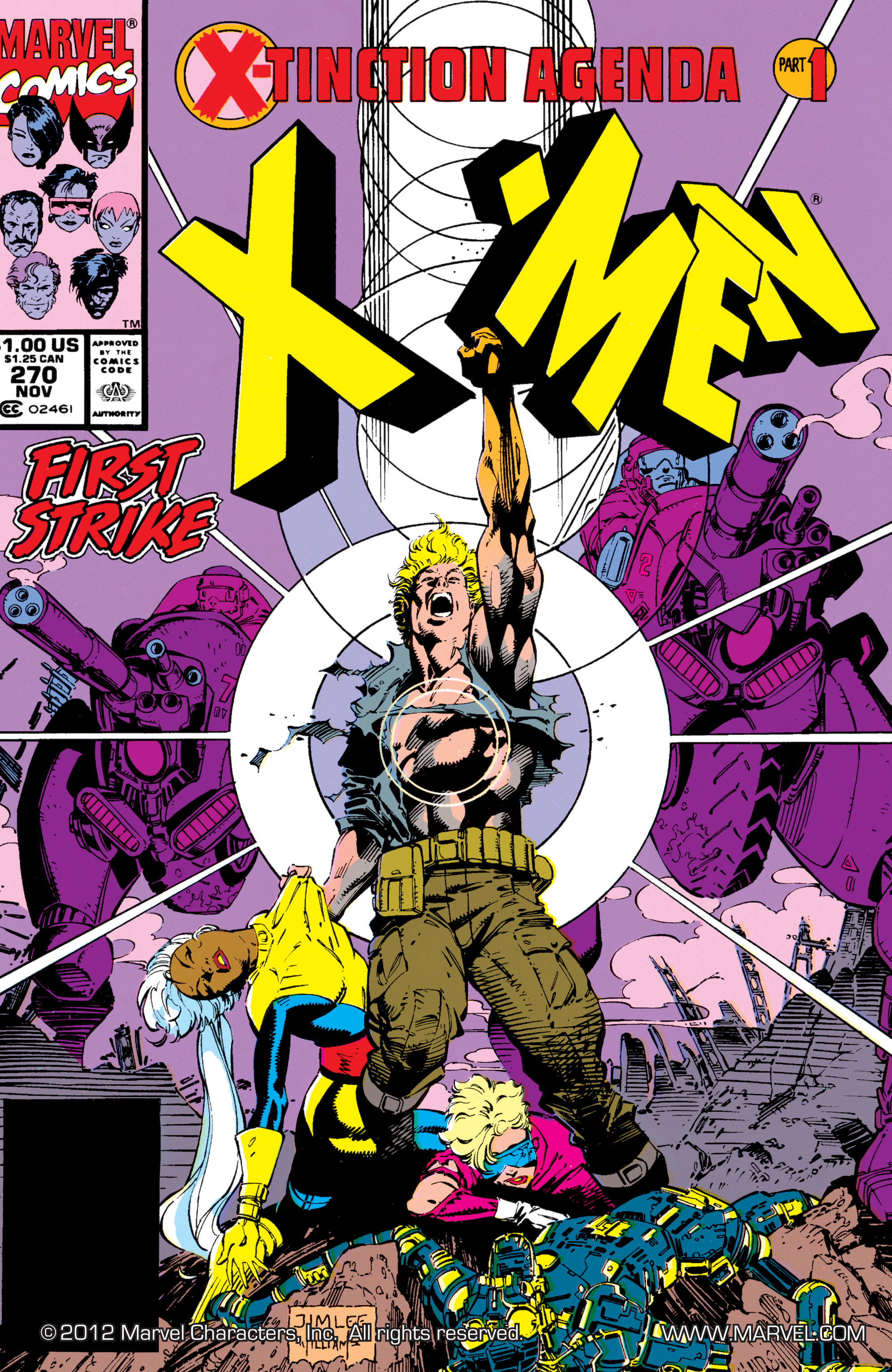 Read online Uncanny X-Men (1963) comic -  Issue #270 - 1