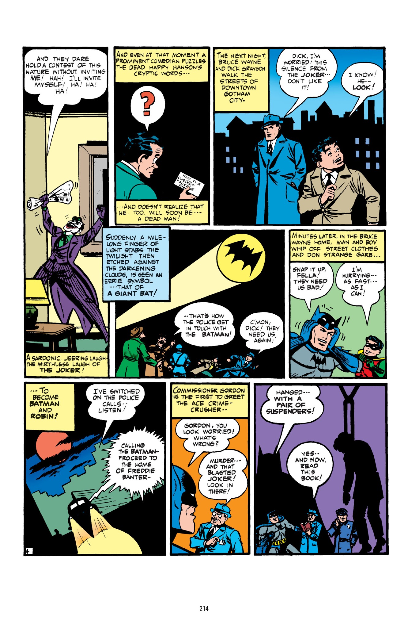 Read online Batman: The Golden Age Omnibus comic -  Issue # TPB 3 - 214