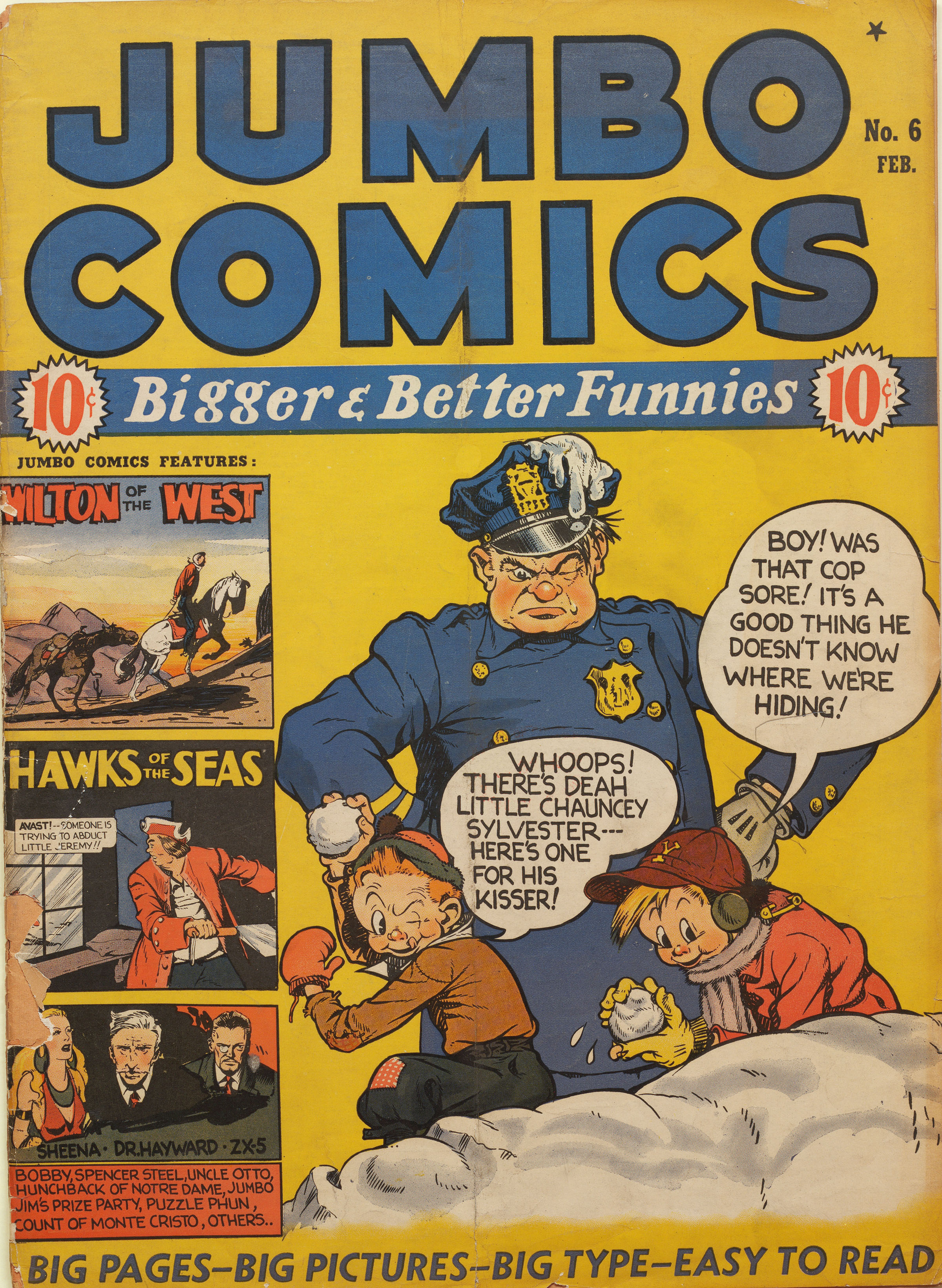 Read online Jumbo Comics comic -  Issue #6 - 1