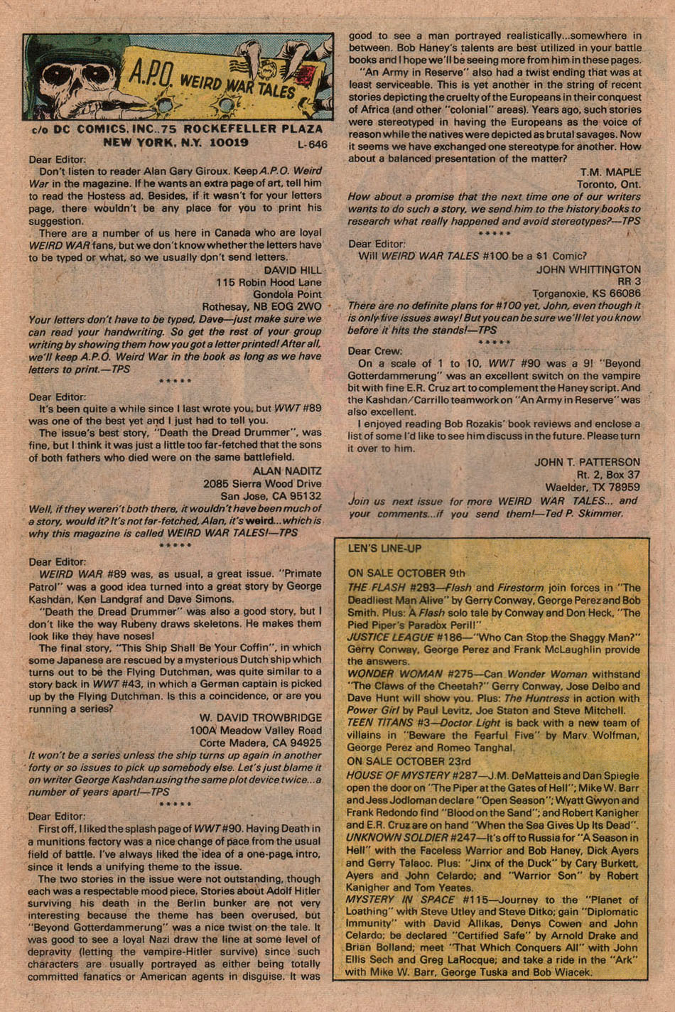 Read online Weird War Tales (1971) comic -  Issue #95 - 26