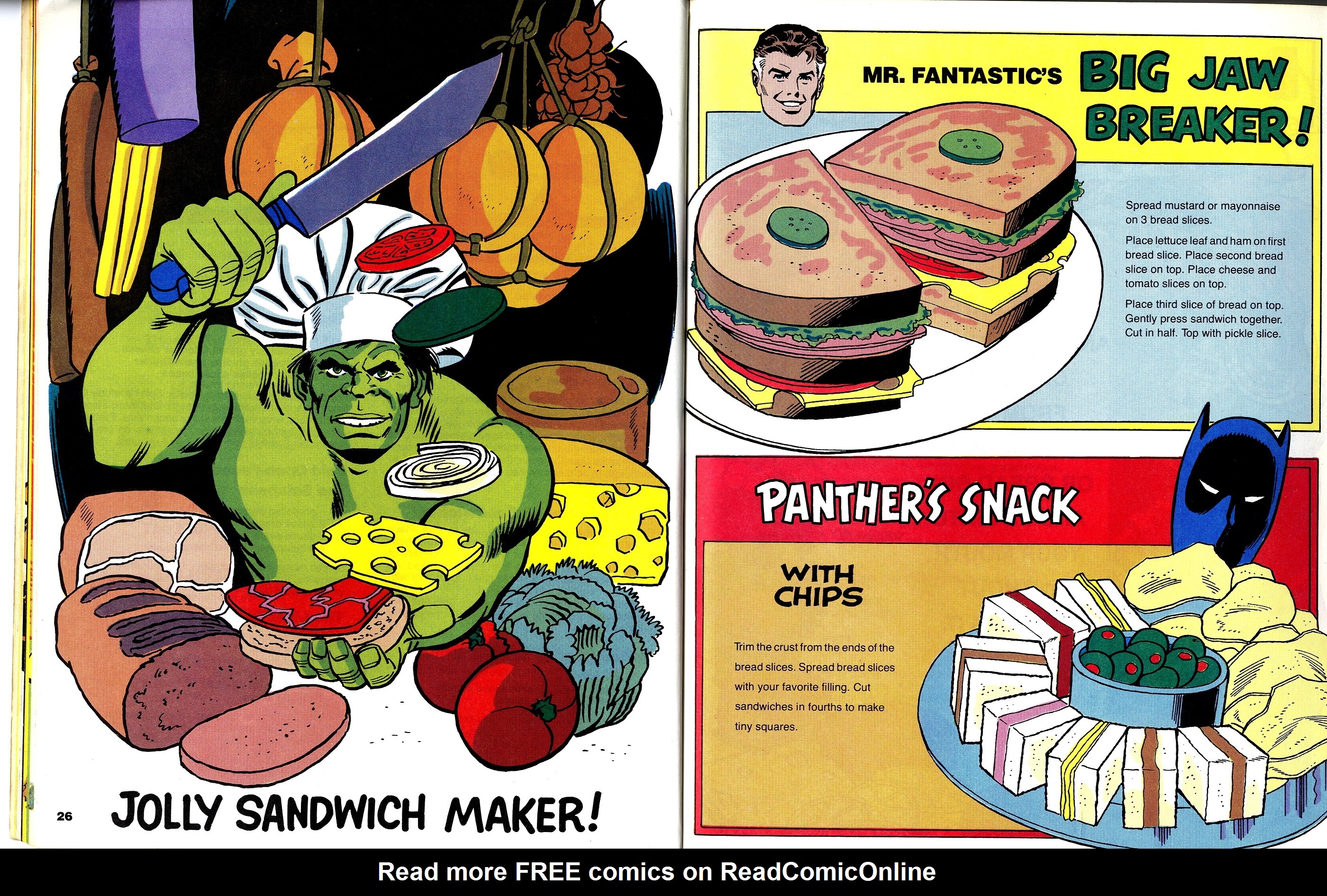 Read online The Mighty Marvel Superheroes' Cookbook comic -  Issue # Full - 15