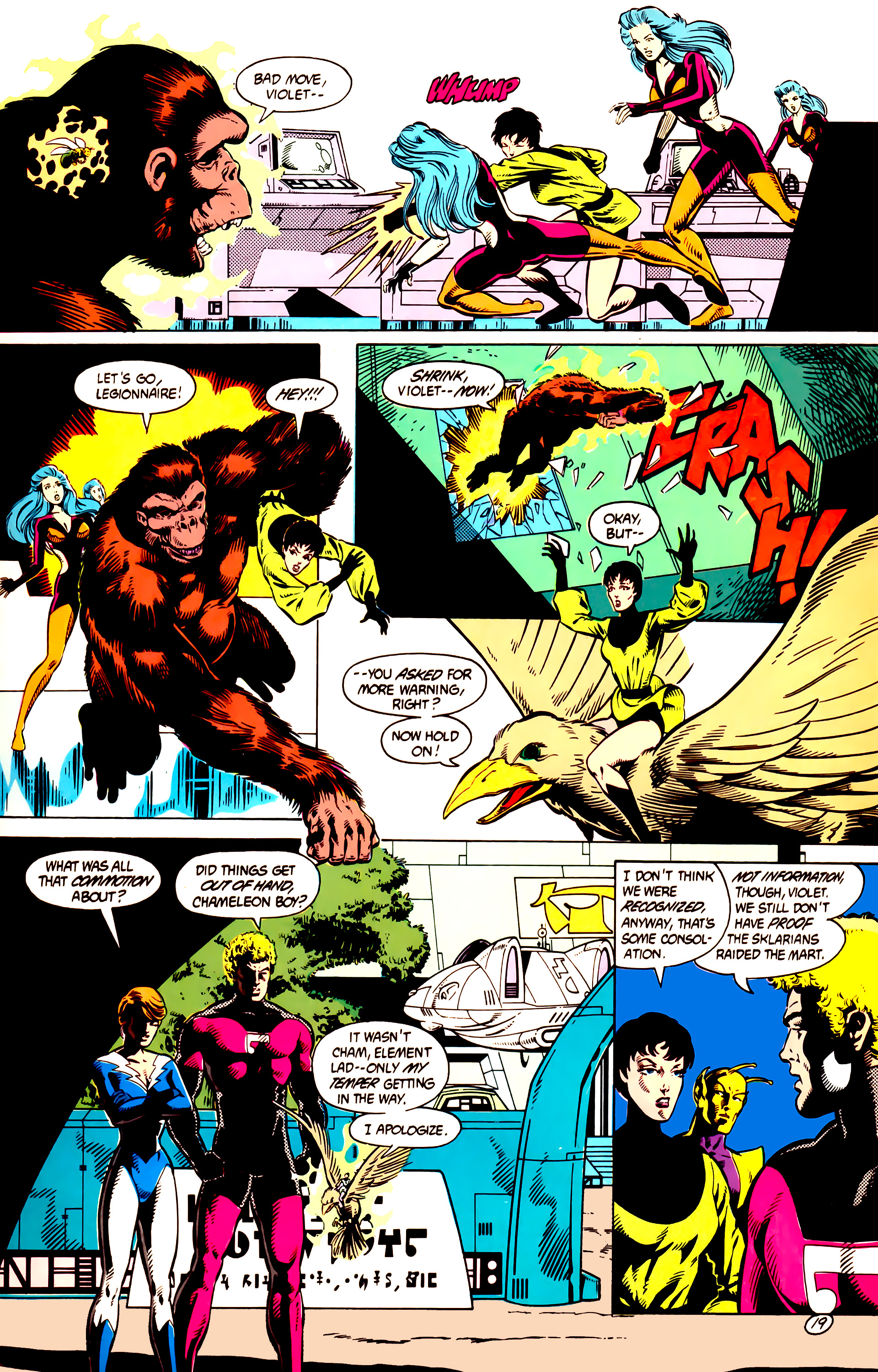 Read online Legion of Super-Heroes (1984) comic -  Issue #9 - 21