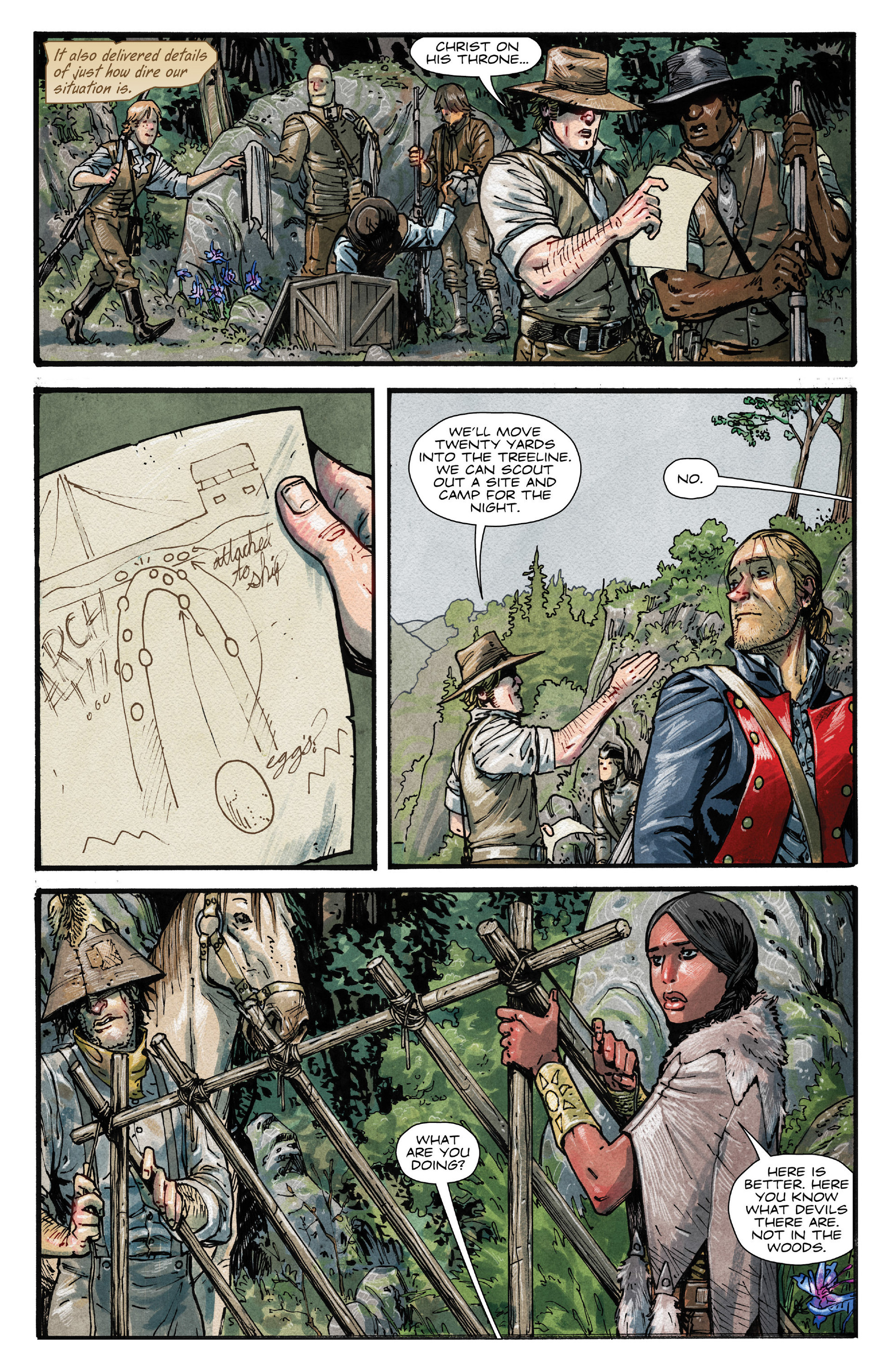 Read online Manifest Destiny comic -  Issue #8 - 9