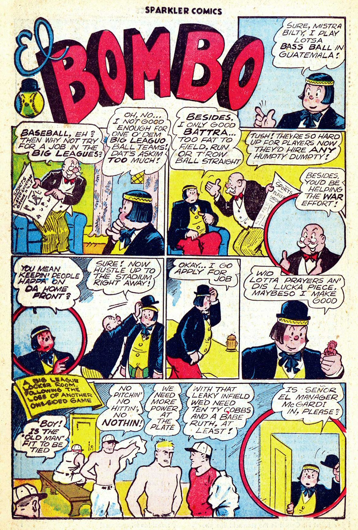 Read online Sparkler Comics comic -  Issue #33 - 35