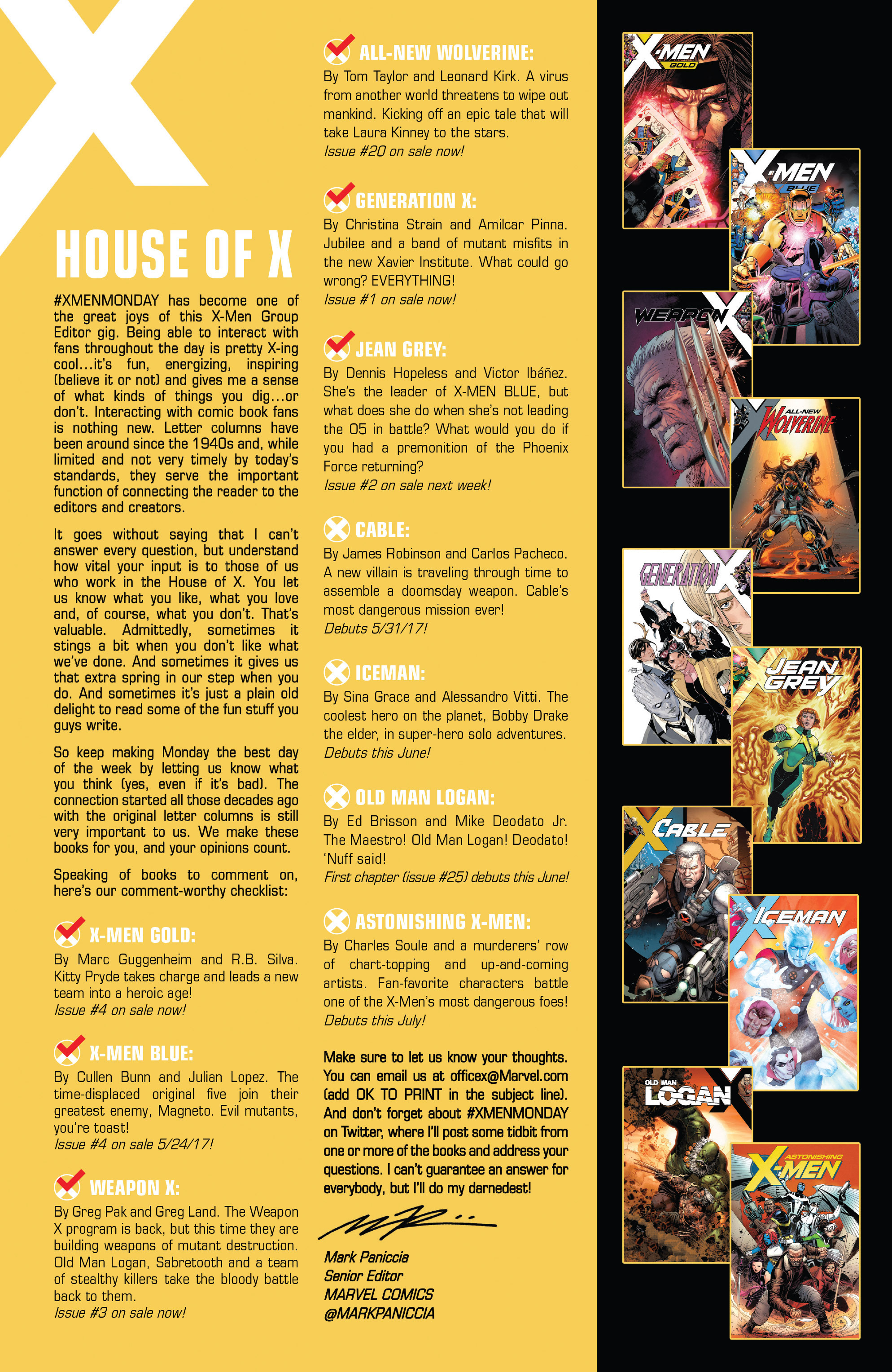 Read online X-Men: Gold comic -  Issue #4 - 23