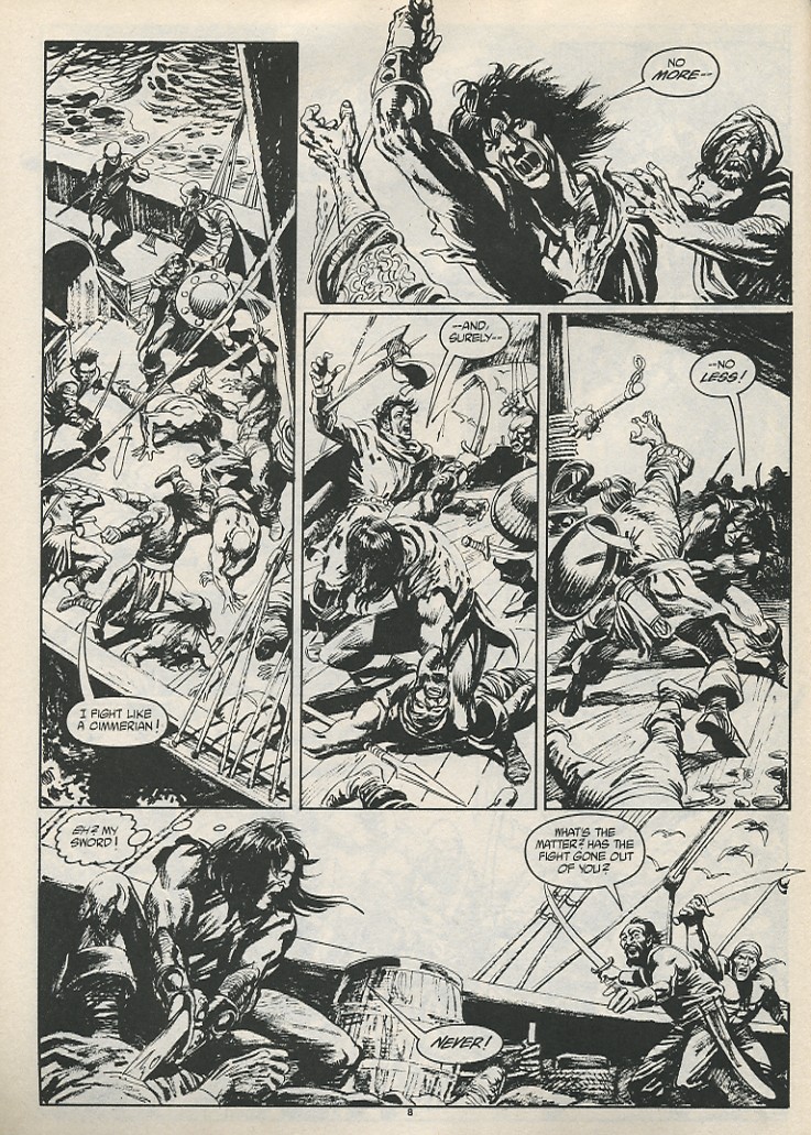 Read online The Savage Sword Of Conan comic -  Issue #189 - 10