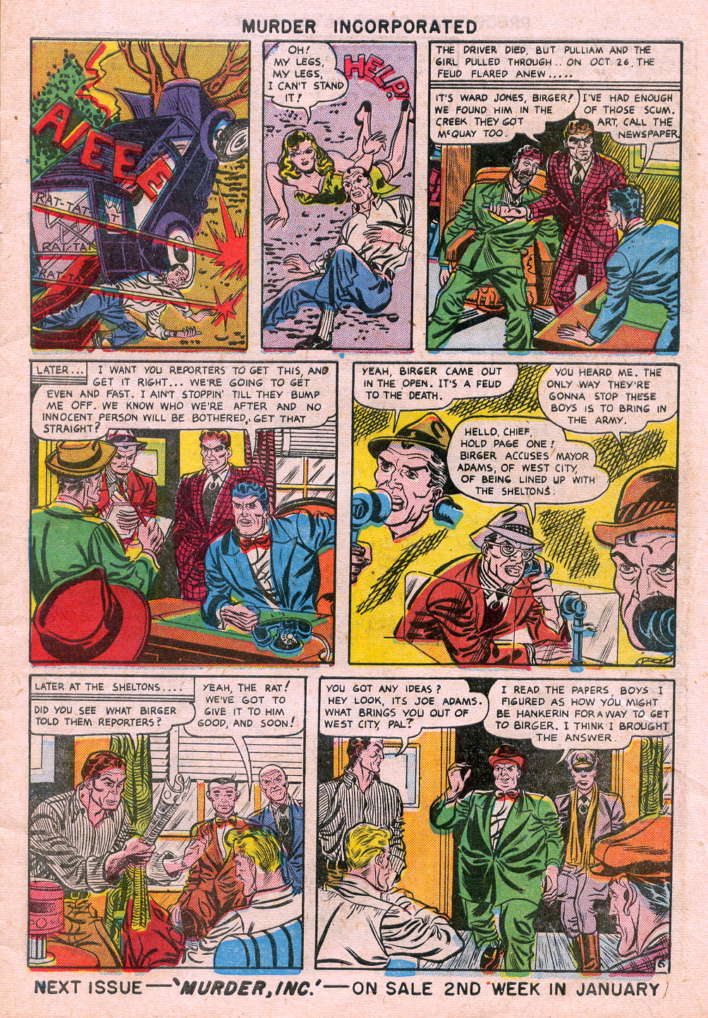 Read online Murder Incorporated (1948) comic -  Issue #1 - 7