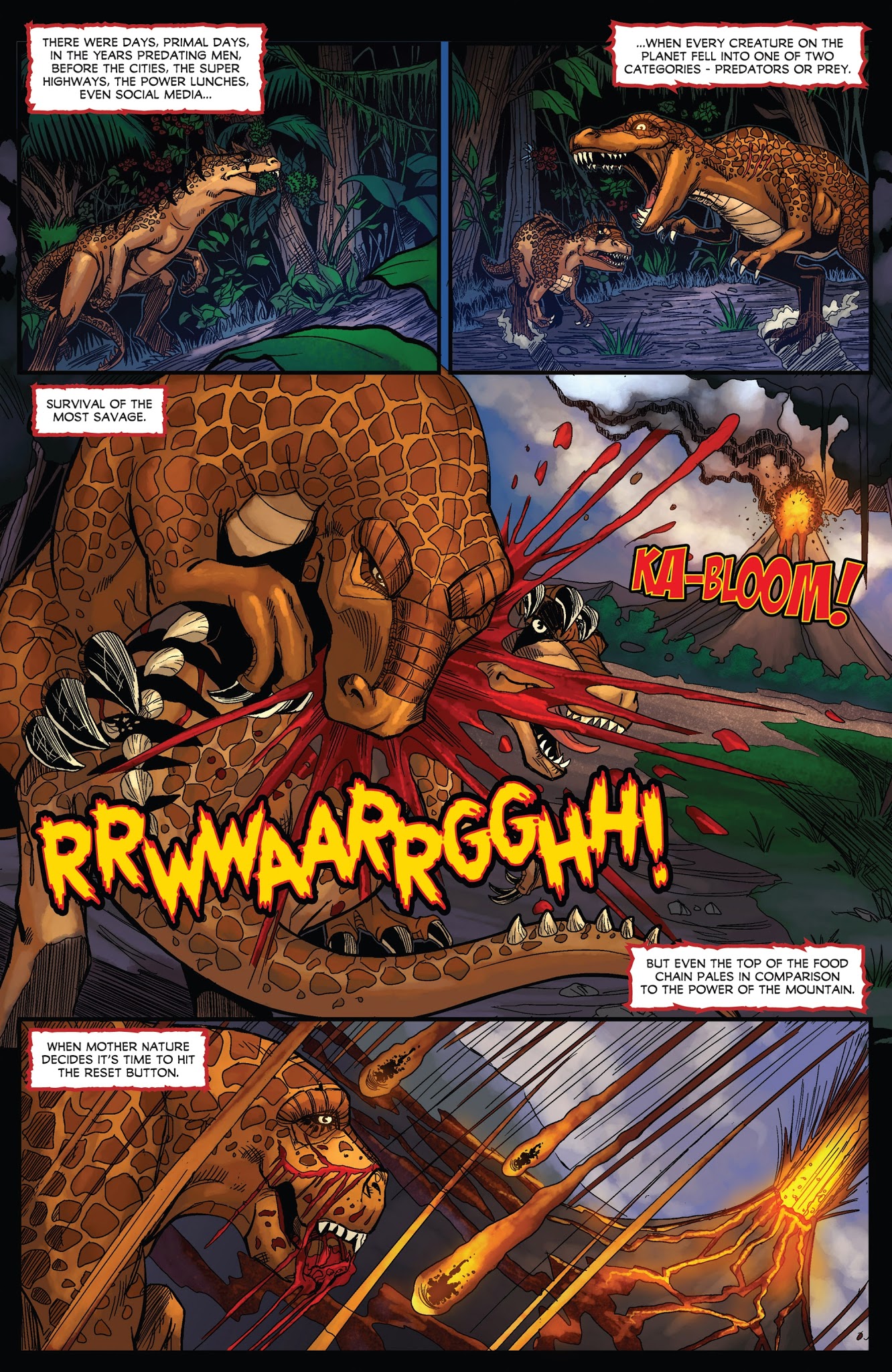 Read online Volcanosaurus comic -  Issue #1 - 3