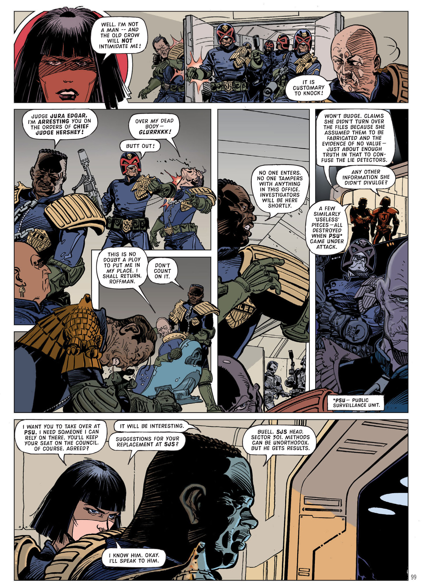 Read online Judge Dredd: The Complete Case Files comic -  Issue # TPB 31 - 100