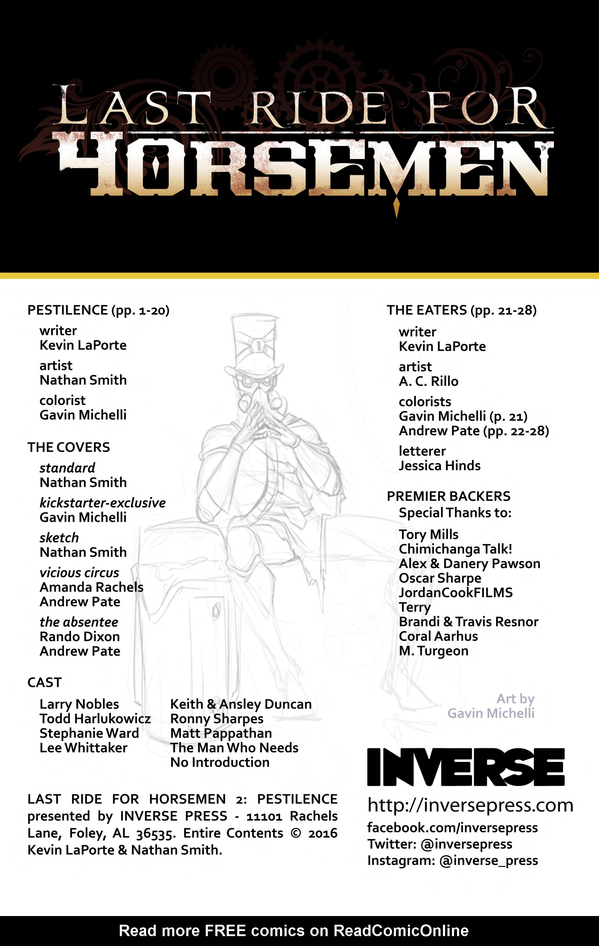 Read online Last Ride for Horsemen comic -  Issue #2 - 2