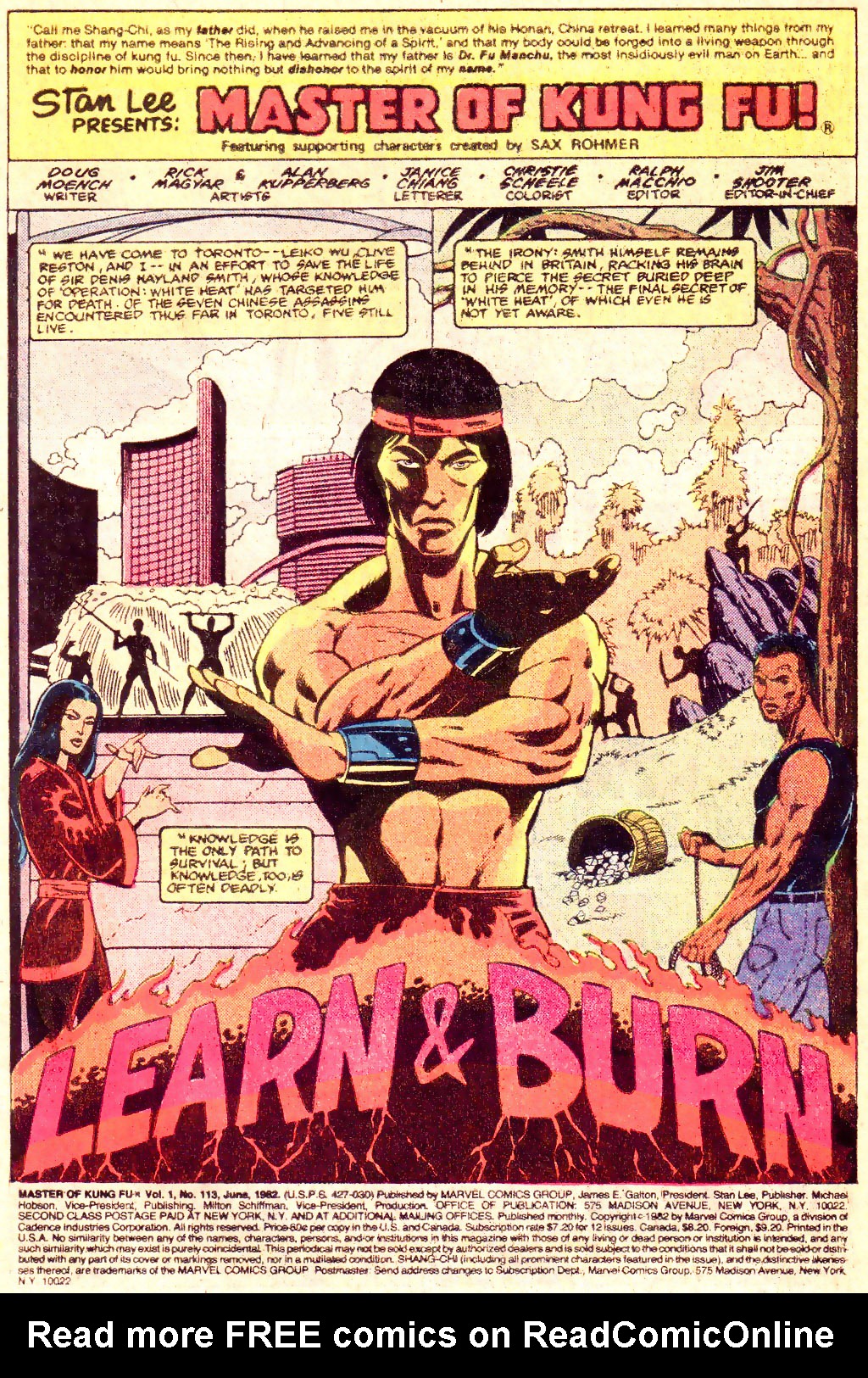 Read online Master of Kung Fu (1974) comic -  Issue #113 - 2