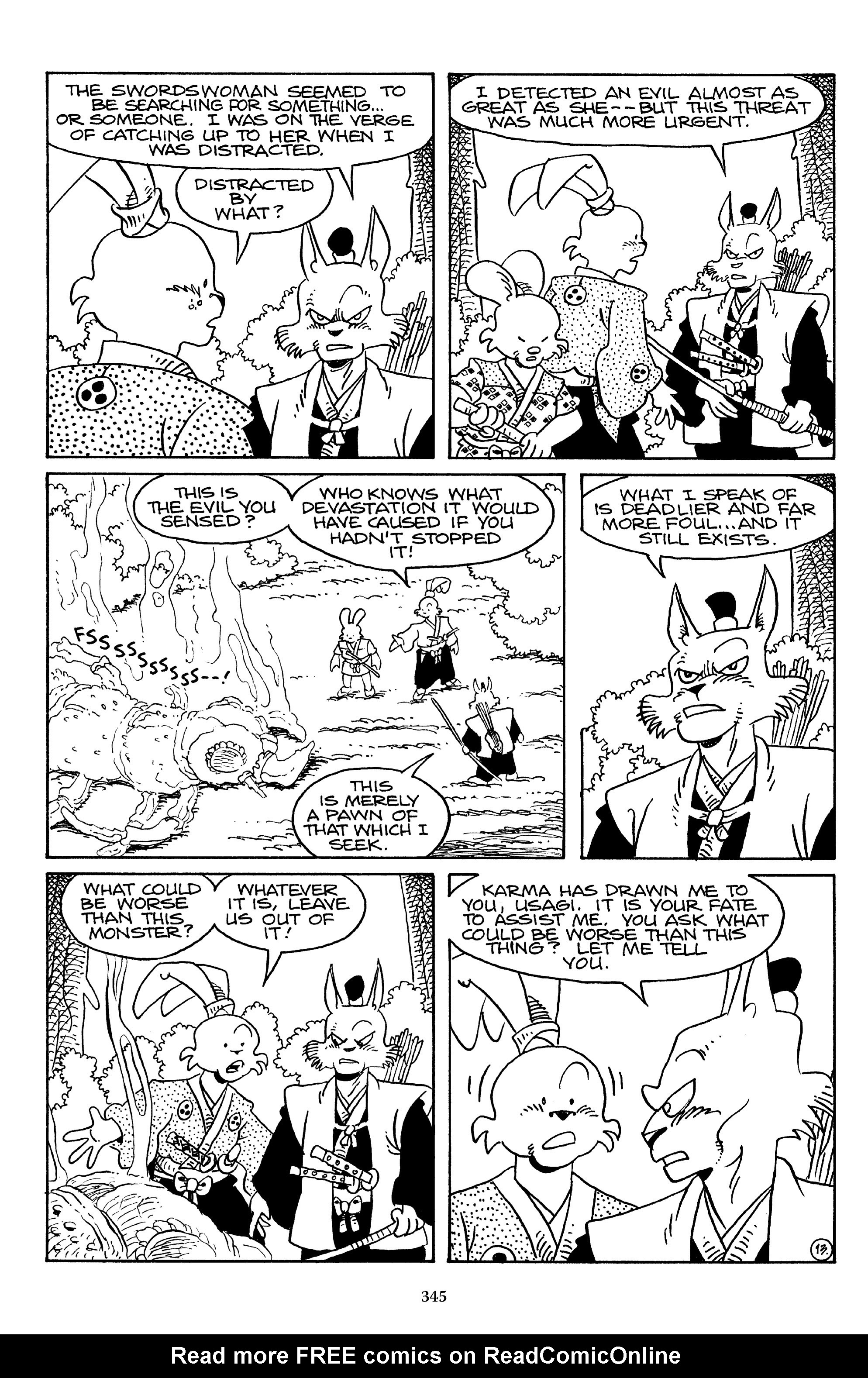 Read online The Usagi Yojimbo Saga comic -  Issue # TPB 4 - 342