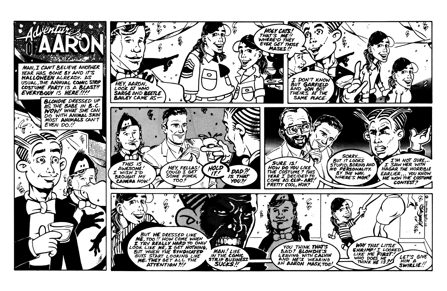 Read online Aaron Strips comic -  Issue #1 - 21