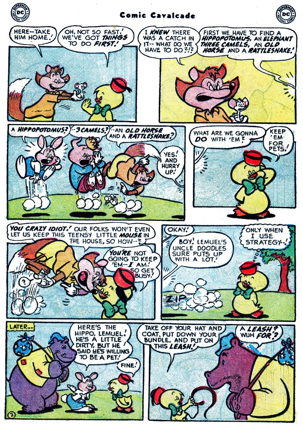 Read online Comic Cavalcade comic -  Issue #60 - 23