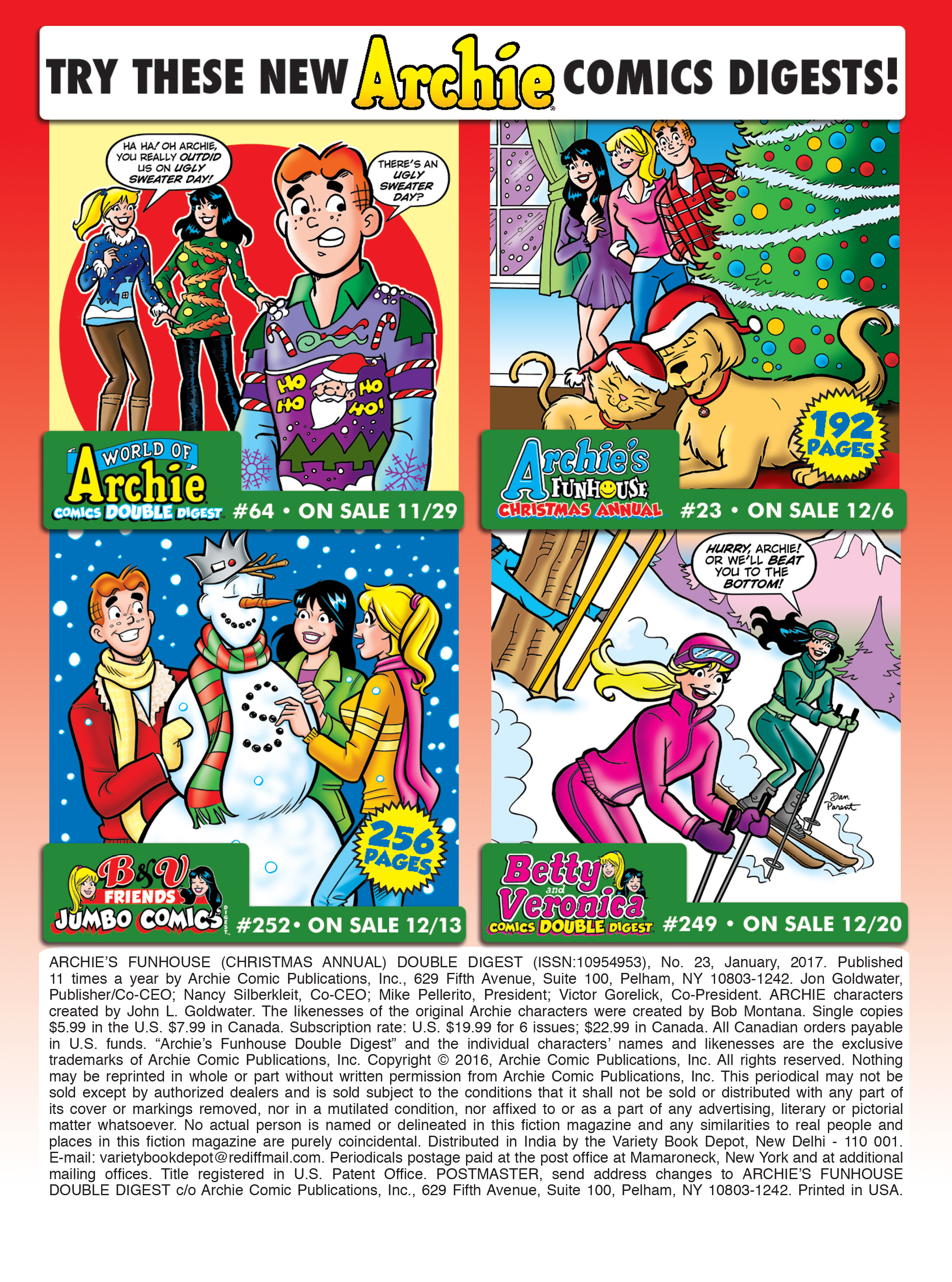 Read online Archie's Funhouse Double Digest comic -  Issue #23 - 182