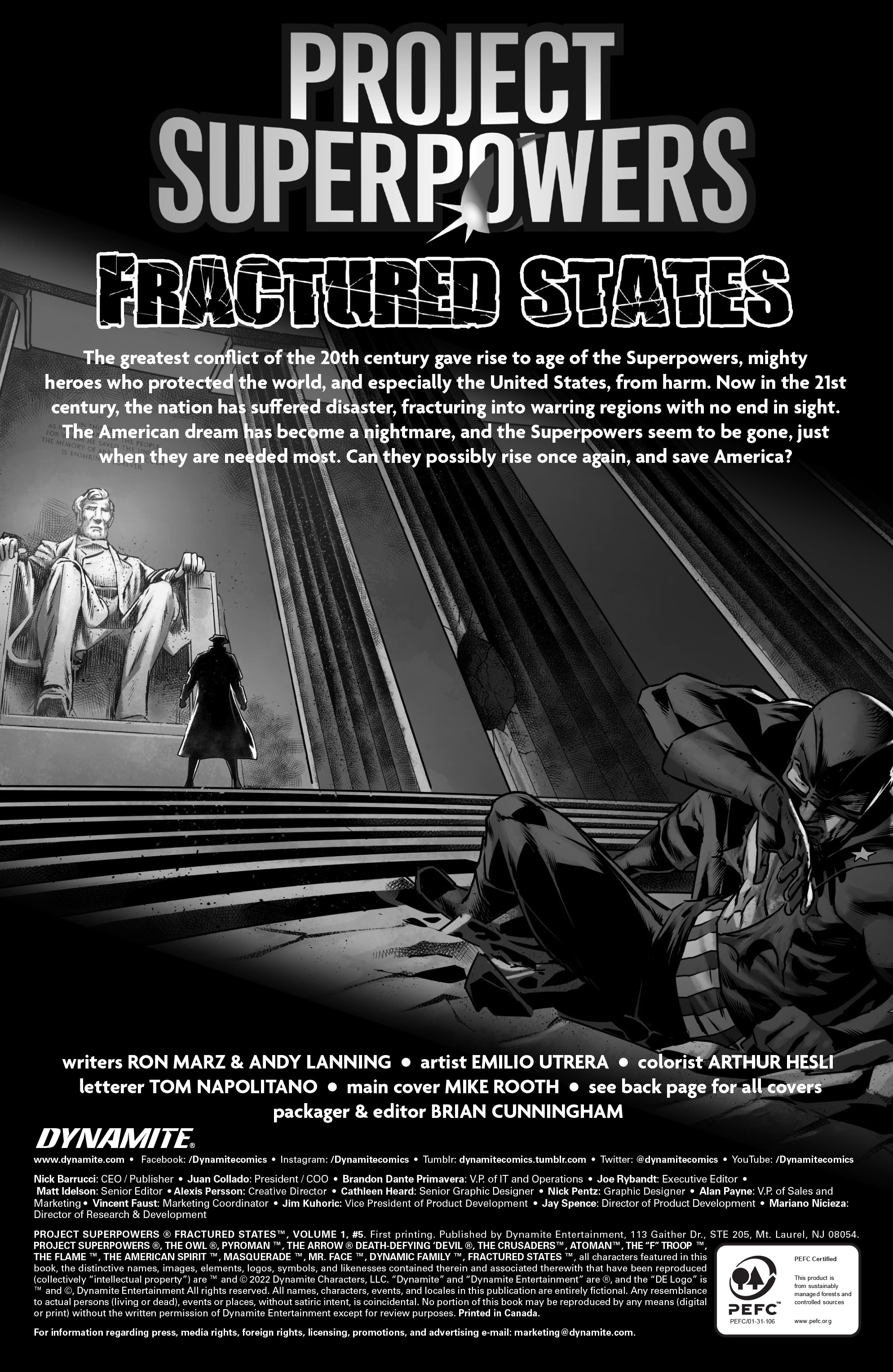 Read online Project Superpowers: Fractured States comic -  Issue #5 - 6
