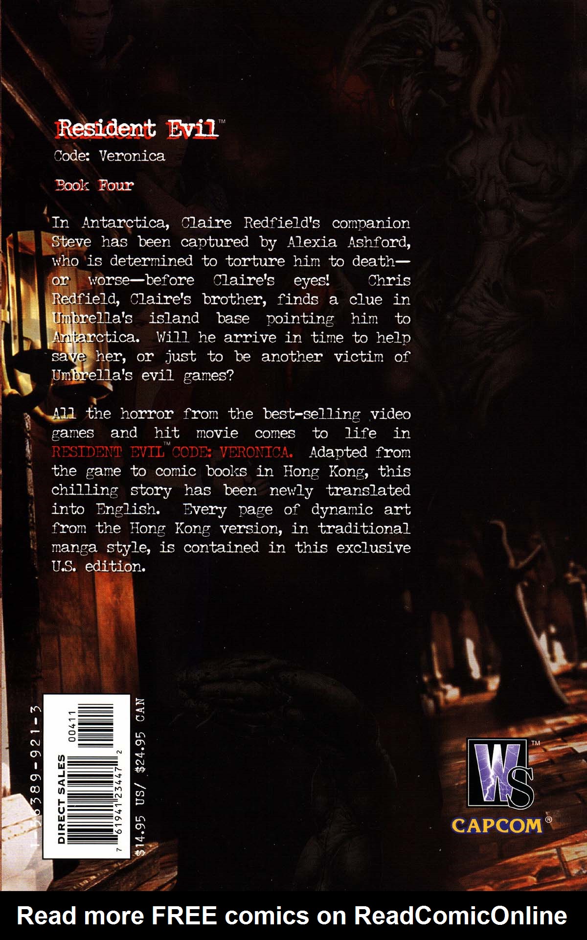 Read online Resident Evil Code: Veronica comic -  Issue #4 - 144